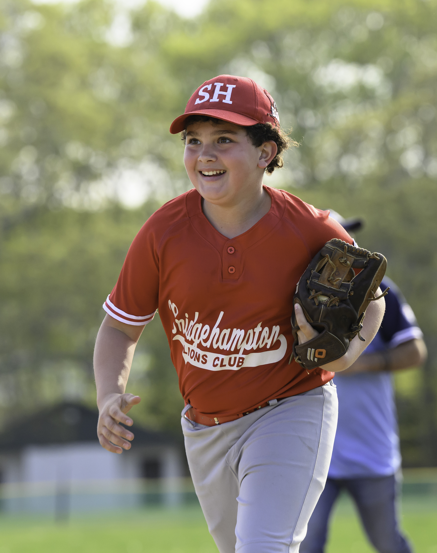 A member of the Bridgehampton Lions Club team of the Sag Harbor Little League.   MARIANNE BARNETT