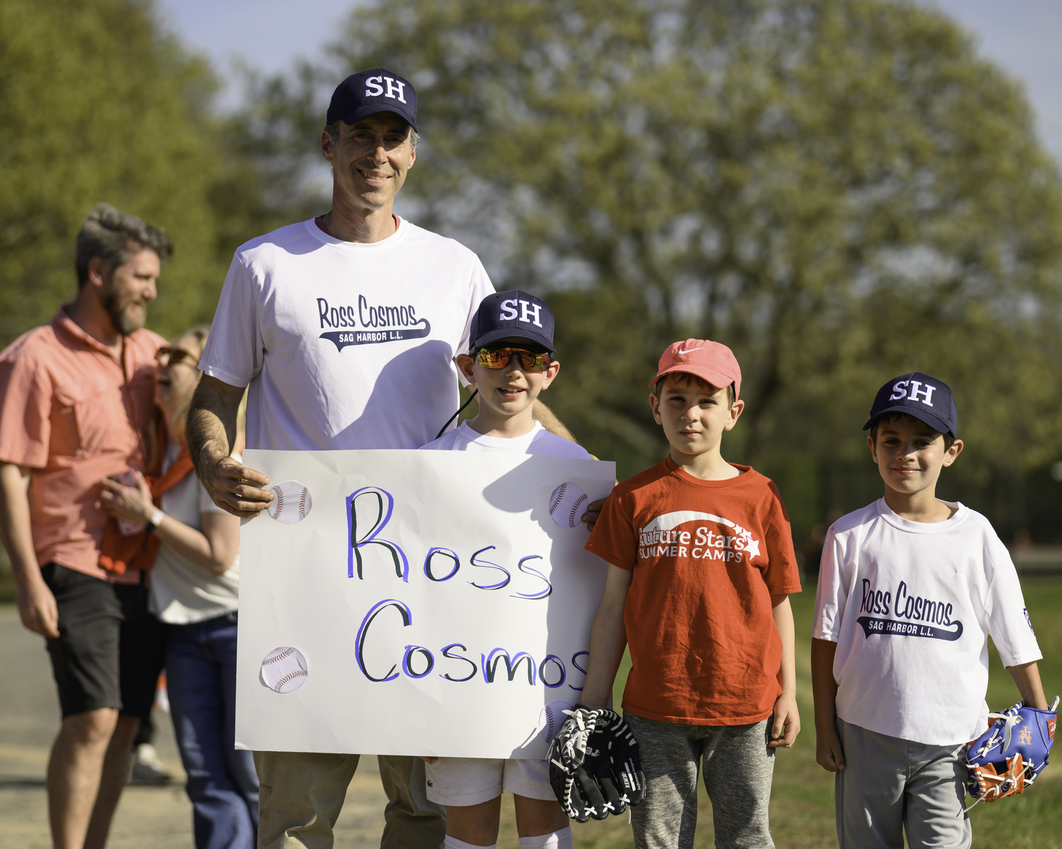 Members of the Ross Cosmos team of the Sag Harbor Little League.   MARIANNE BARNETT