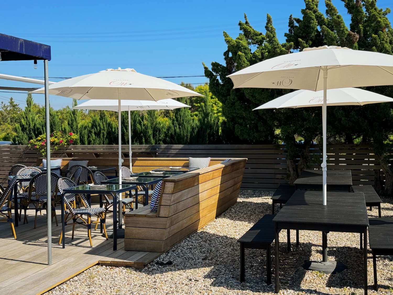 Shark Bar Montauk on the Napeague stretch is located in the former Cyril's Fish House. COURTESY SHARK BAR