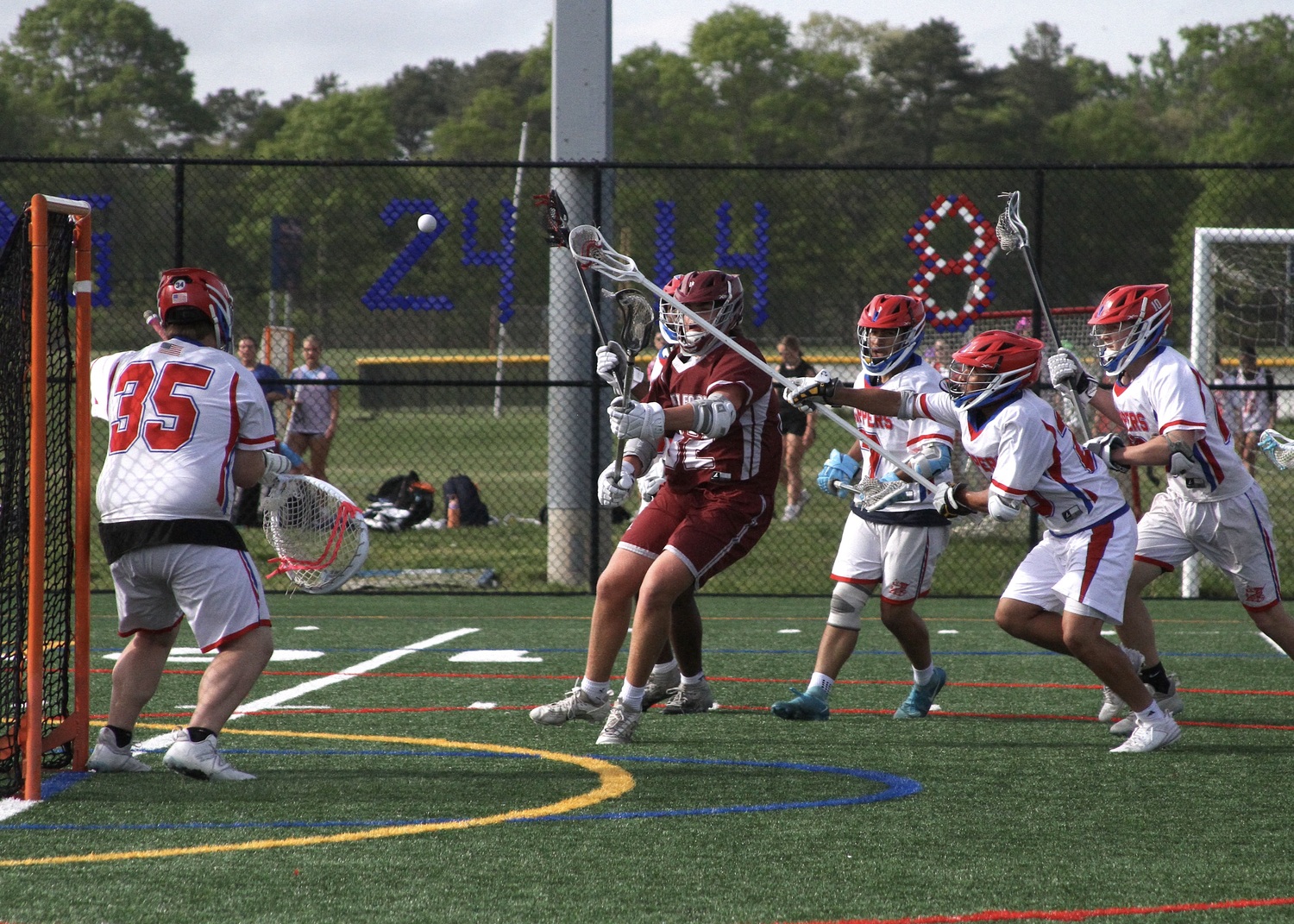 East Hampton sophomore James Corwin shoots. DESIRÉE KEEGAN