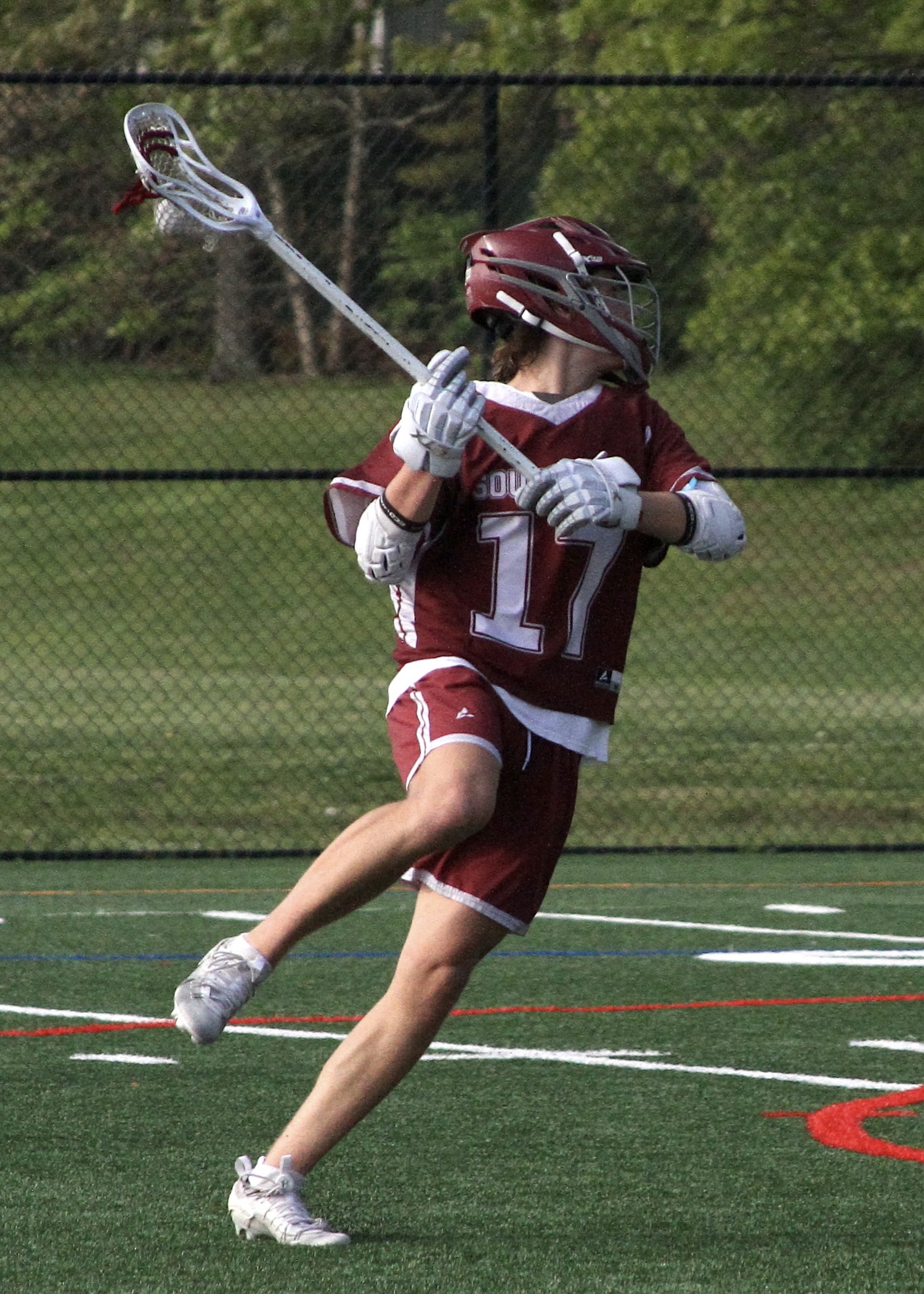 East Hampton sophomore Zane Karoussos had two goals and seven assists in South Fork's win over Bellport. DESIRÉE KEEGAN