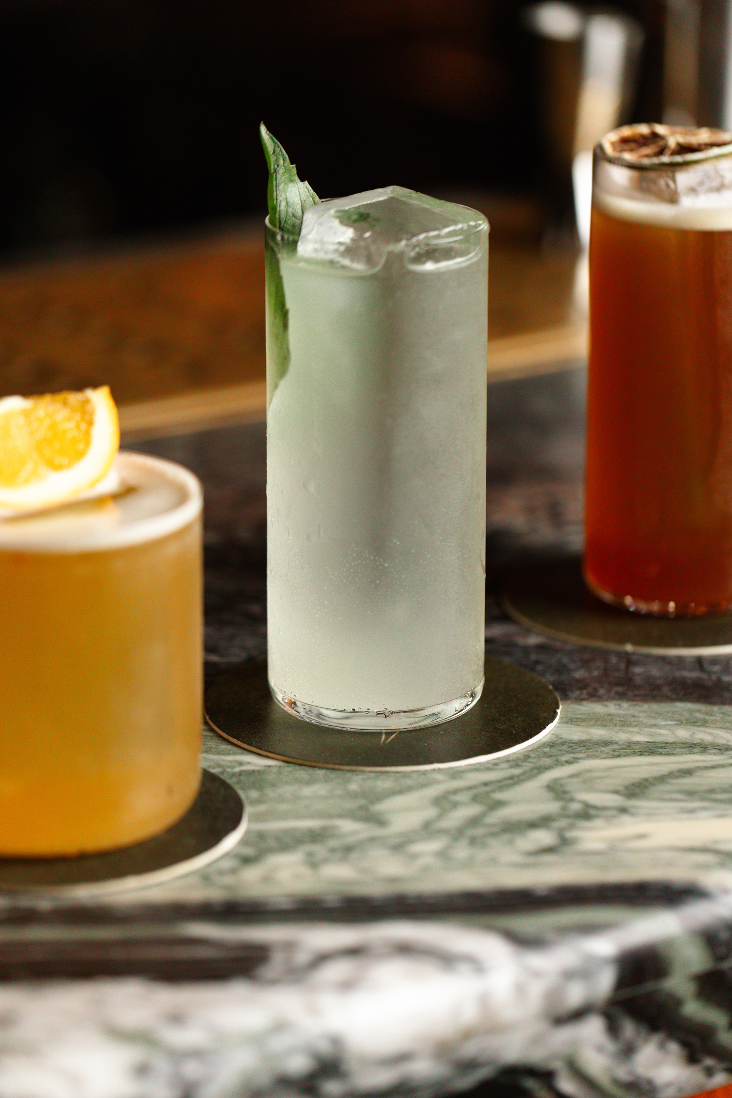 Tusk Bar's mocktails. BETH KENNEDY