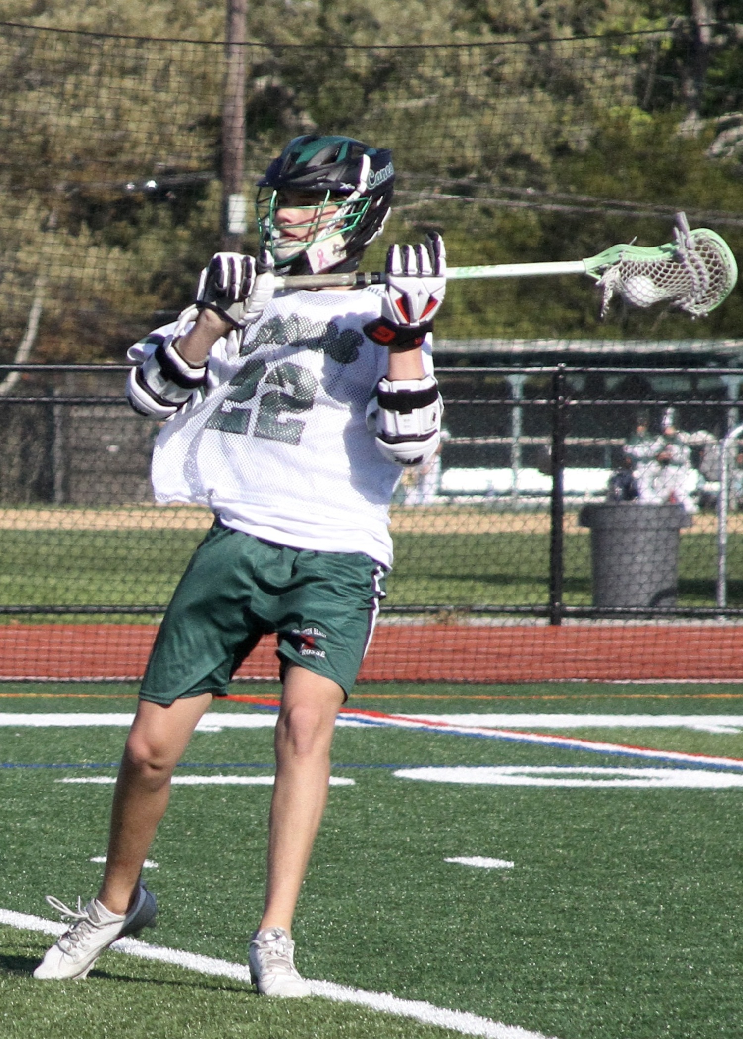 Eighth-grader Cayden Peters looks to pass the ball. DESIRÉE KEEGAN