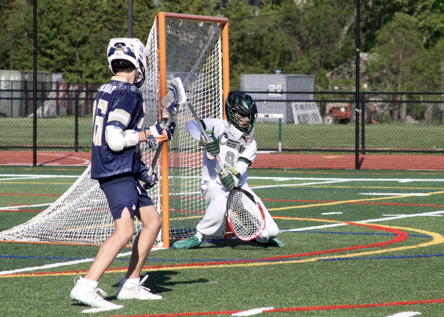 Senior Charlie Beasley follows the ball. DESIRÉE KEEGAN