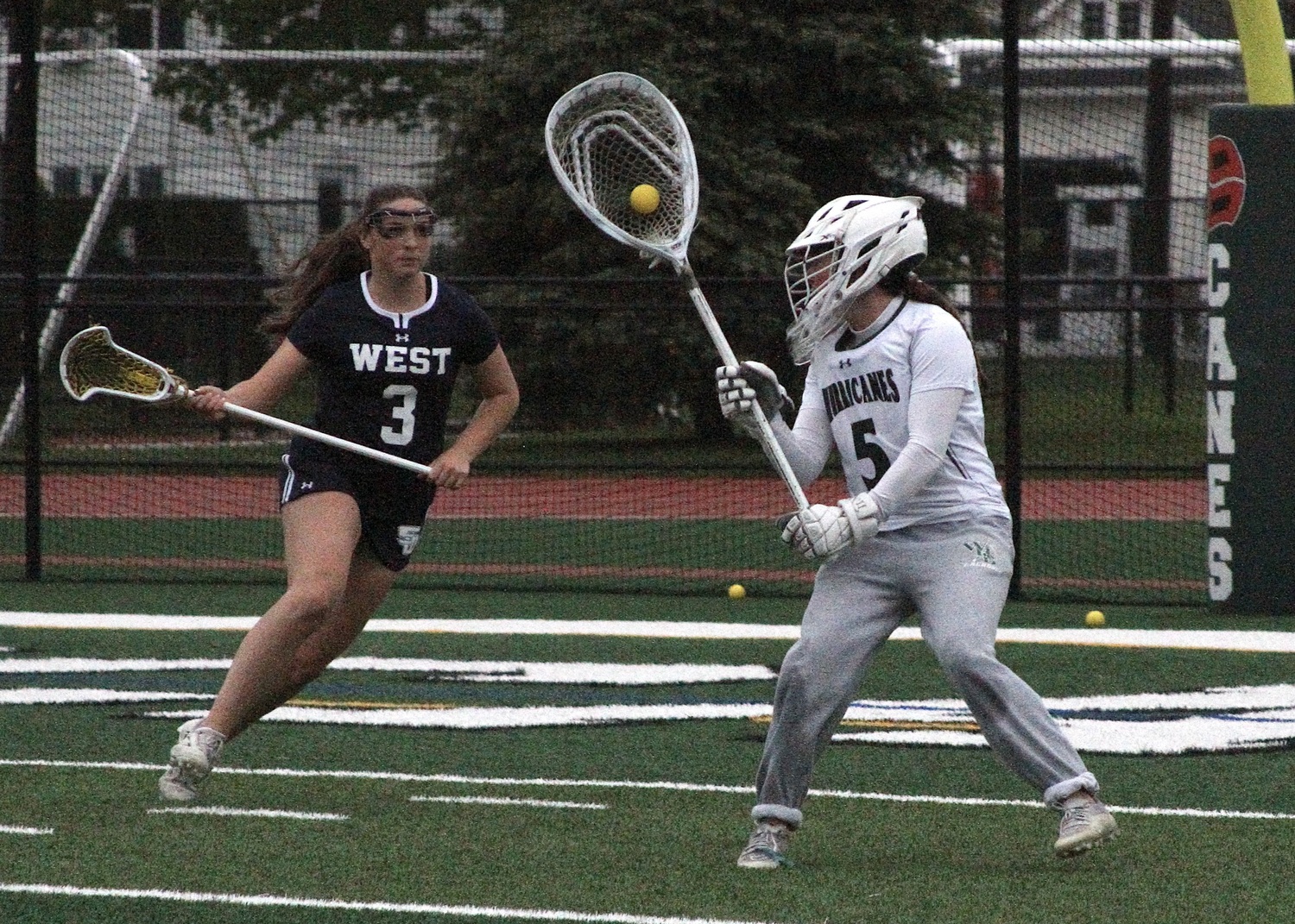 Senior goalkeeper Maya Farnan made six saves for Westhampton Beach. DESIRÉE KEEGAN