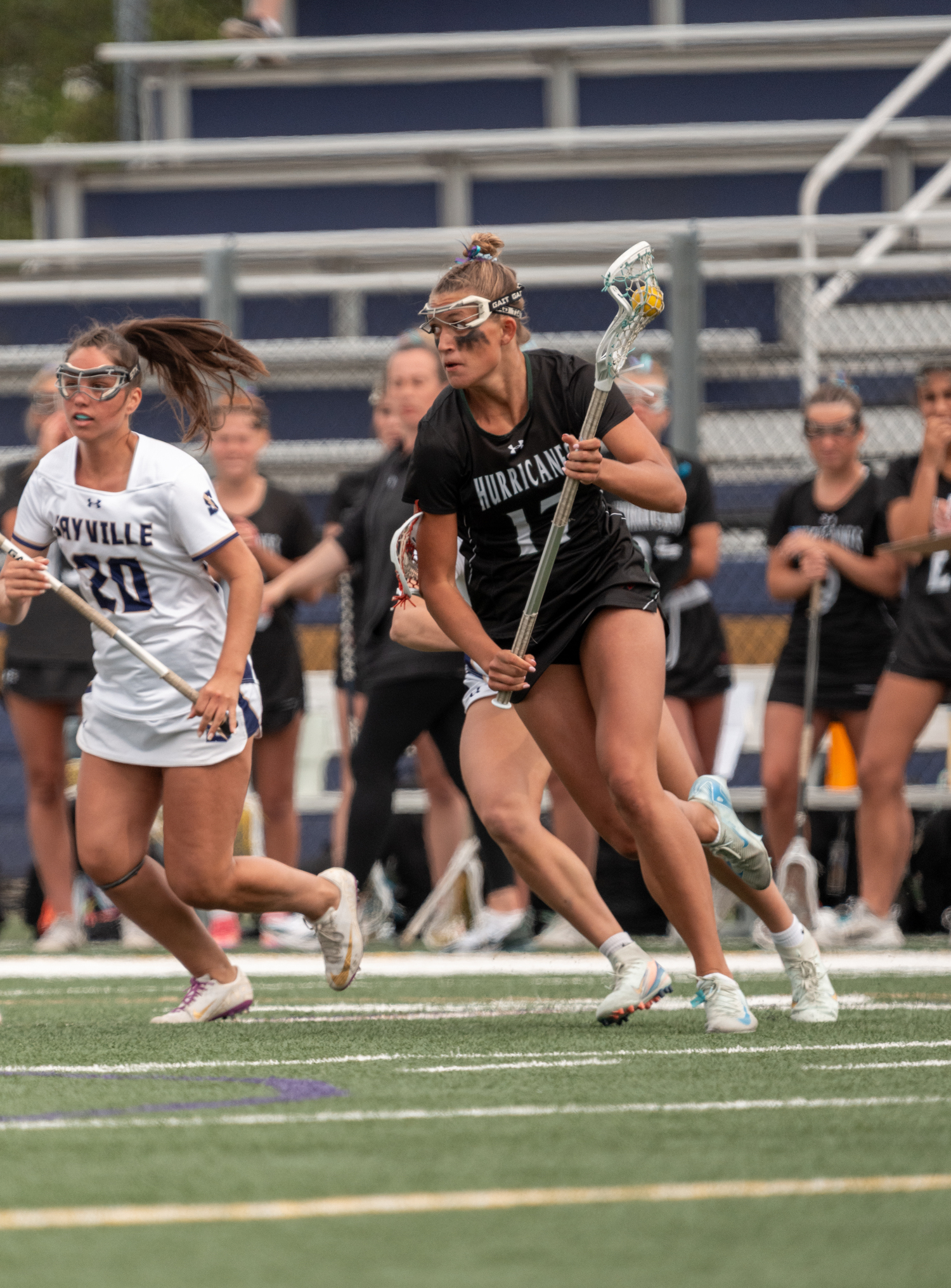 Senior midfielder Reese King finishes with the most draw controls in program history. RON ESPOSITO