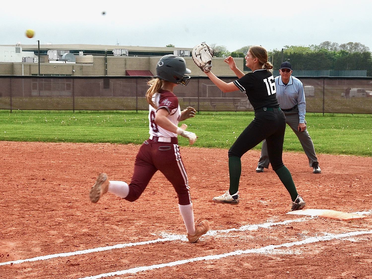 Freshman Reilly Maloney waits for the ball. KYRIL BROMLEY