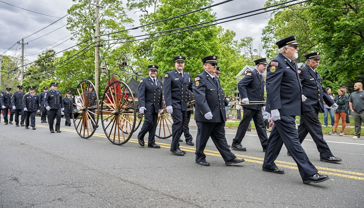 The East Quogue Fire Department Memorial Day parade on Sunday afternoon. COURTESY WESTHAMPTON BEACH FIRE DEPARTMENT