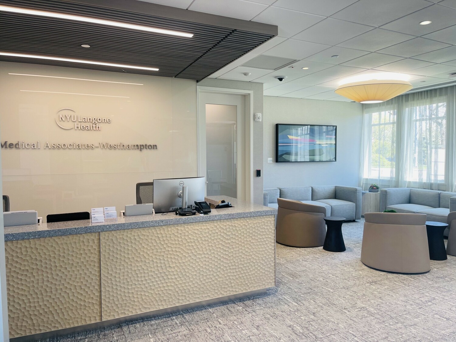 The newest NYU Langone facility is now open on Sunset Avenue in Westhampton Beach. COURTESY NYU LANGONE