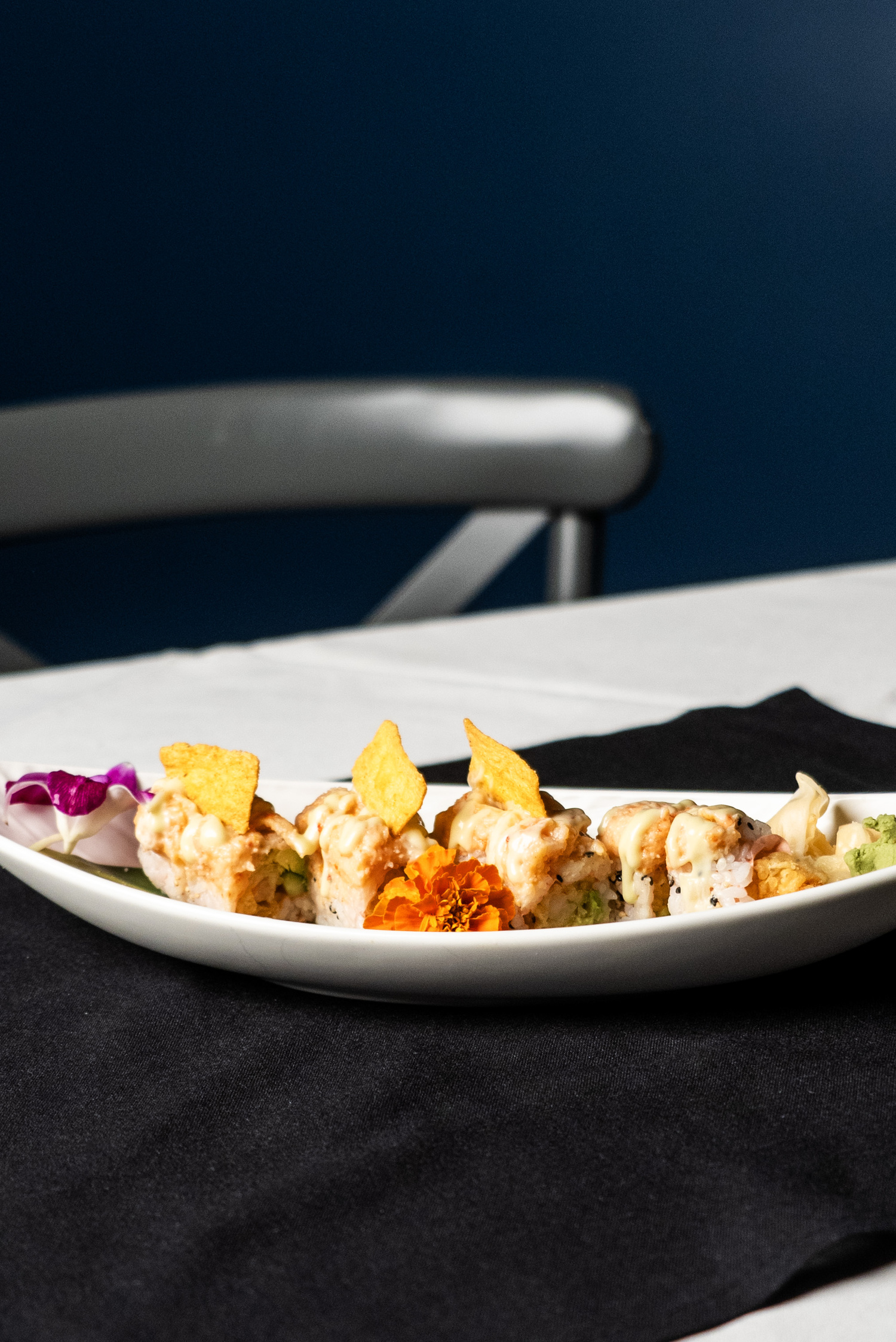 Zokkon's Japanese dishes are now available for diners at The Clubhouse Hamptons. MINSKOFF STUDIOS