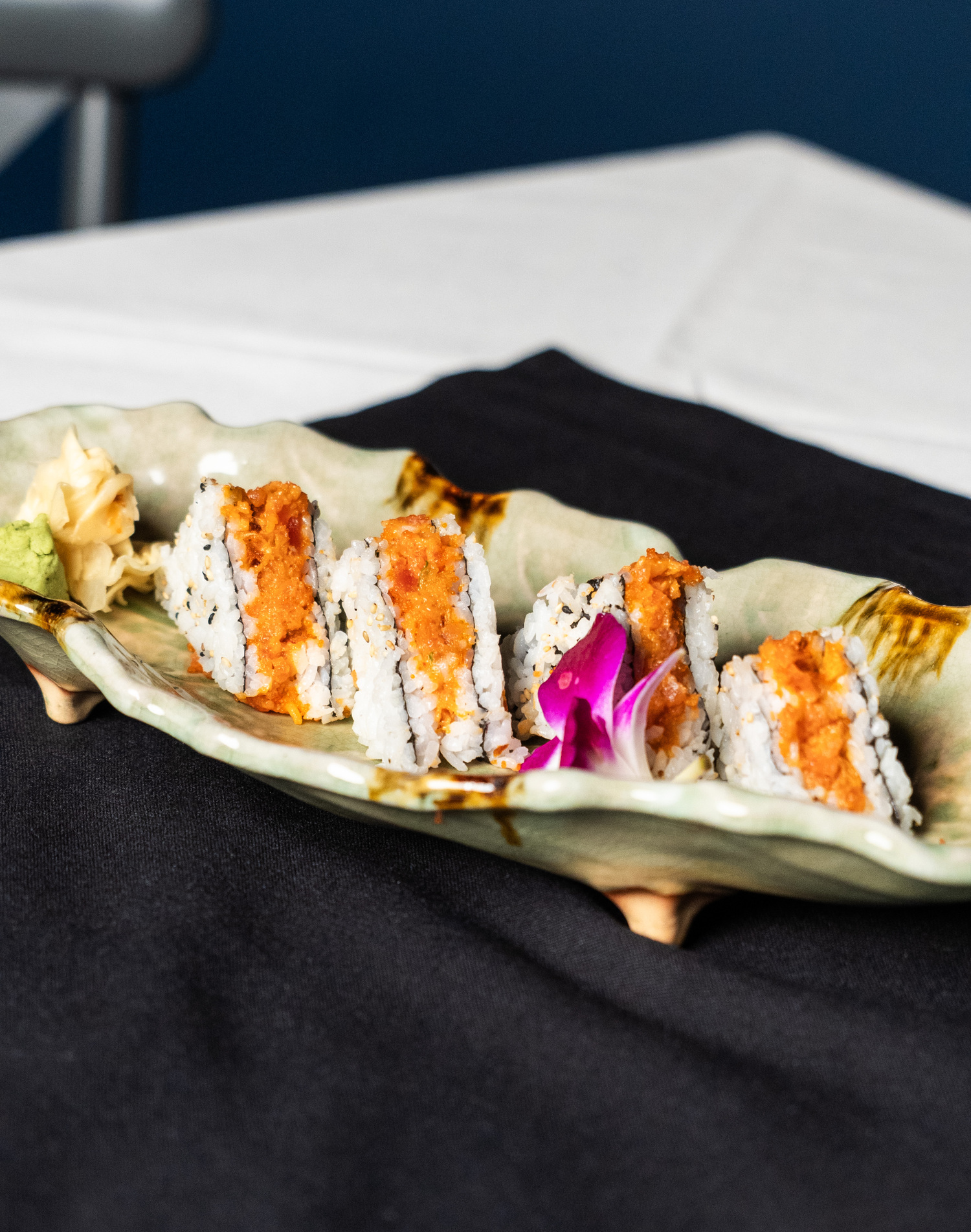 Zokkon's Japanese dishes are now available for diners at The Clubhouse Hamptons. MINSKOFF STUDIOS