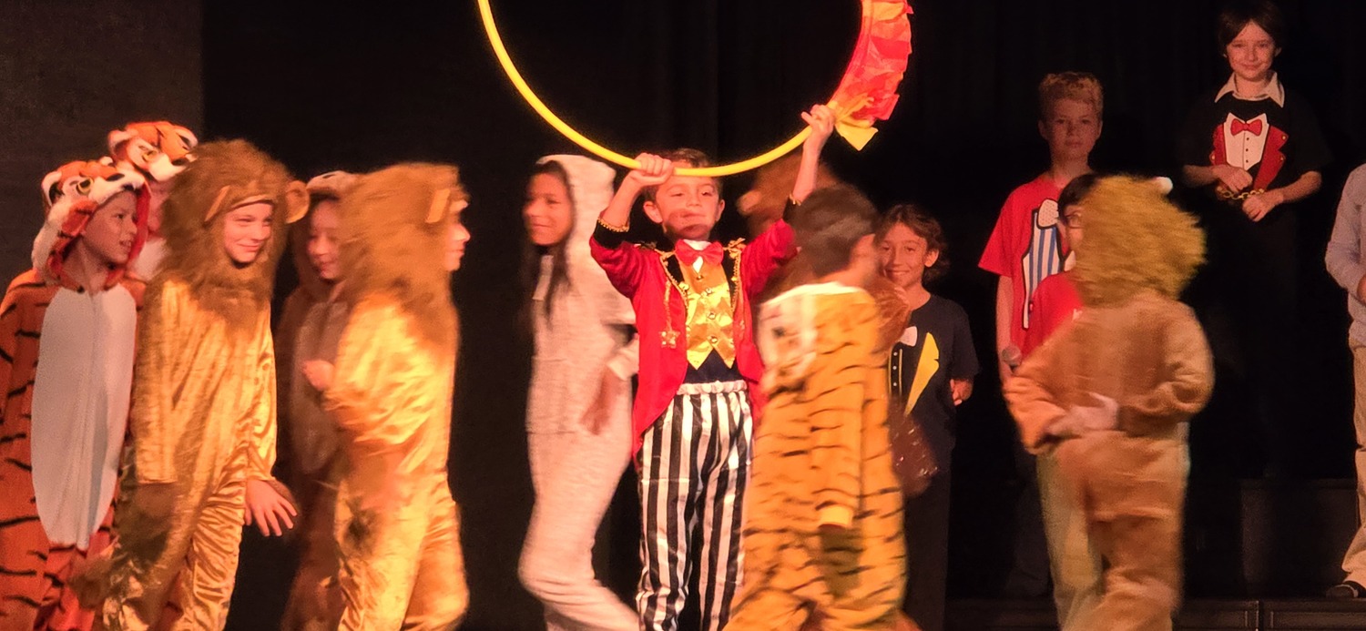 Bonnie Spellman and her third grade class at Our Lady of the Hamptons School presented an adaptation of The Greatest Show on Earth” as their class assembly. COURTESY OUR LADY OF THE HAMPTONS SCHOOL
