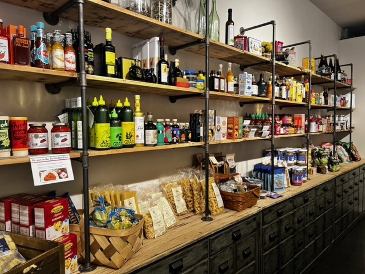 The shelves at Farm and Forage. ROBYN HENDERSON-DIEDERIKS