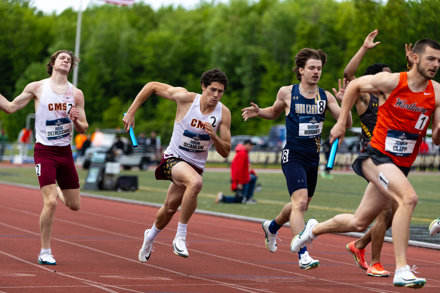 Colin Scanlon also ran on the 4x400-meter relay team.  AARON BREWER