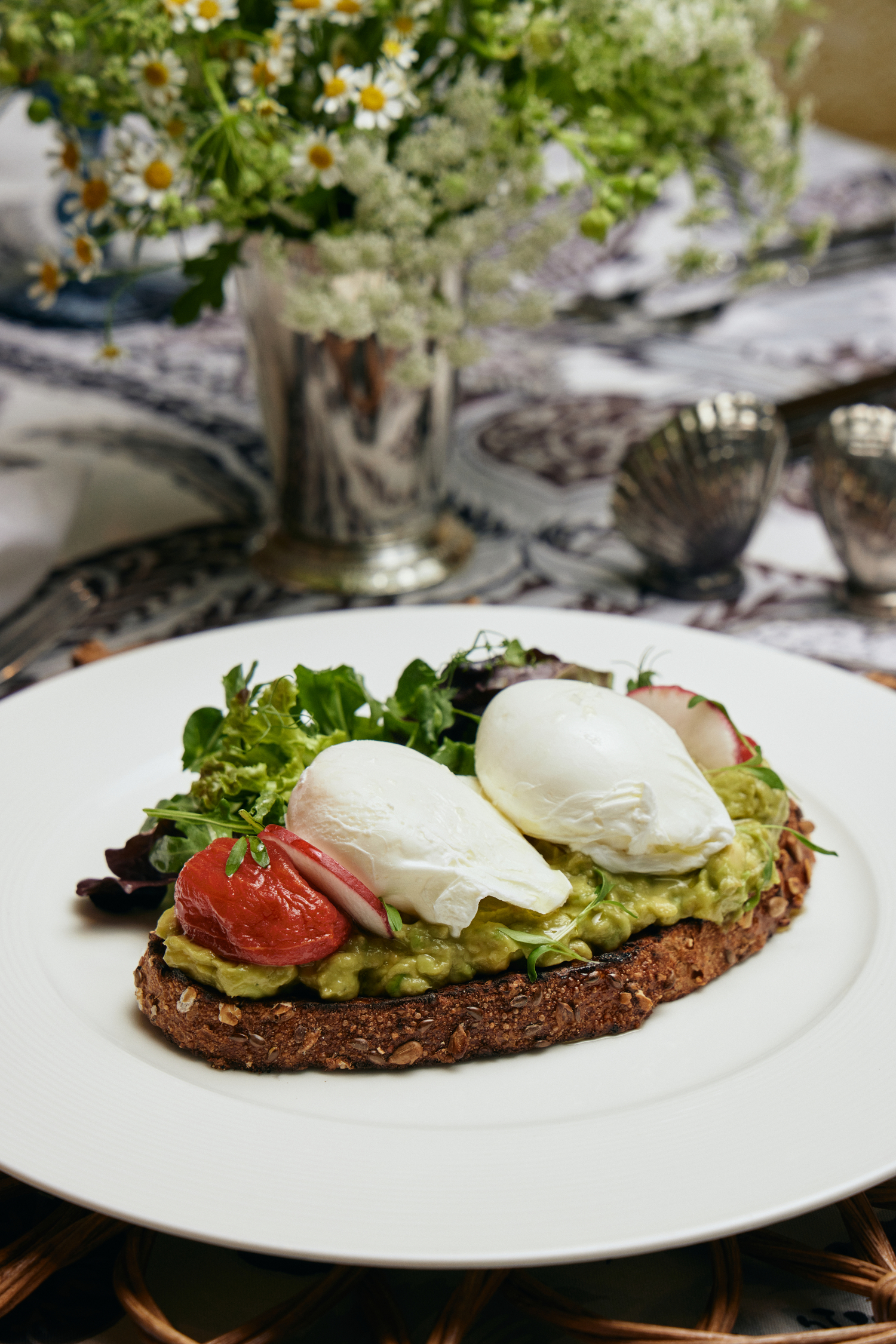 Swifty's avocado toast with poached eggs.  
 GLEN ALLSOP