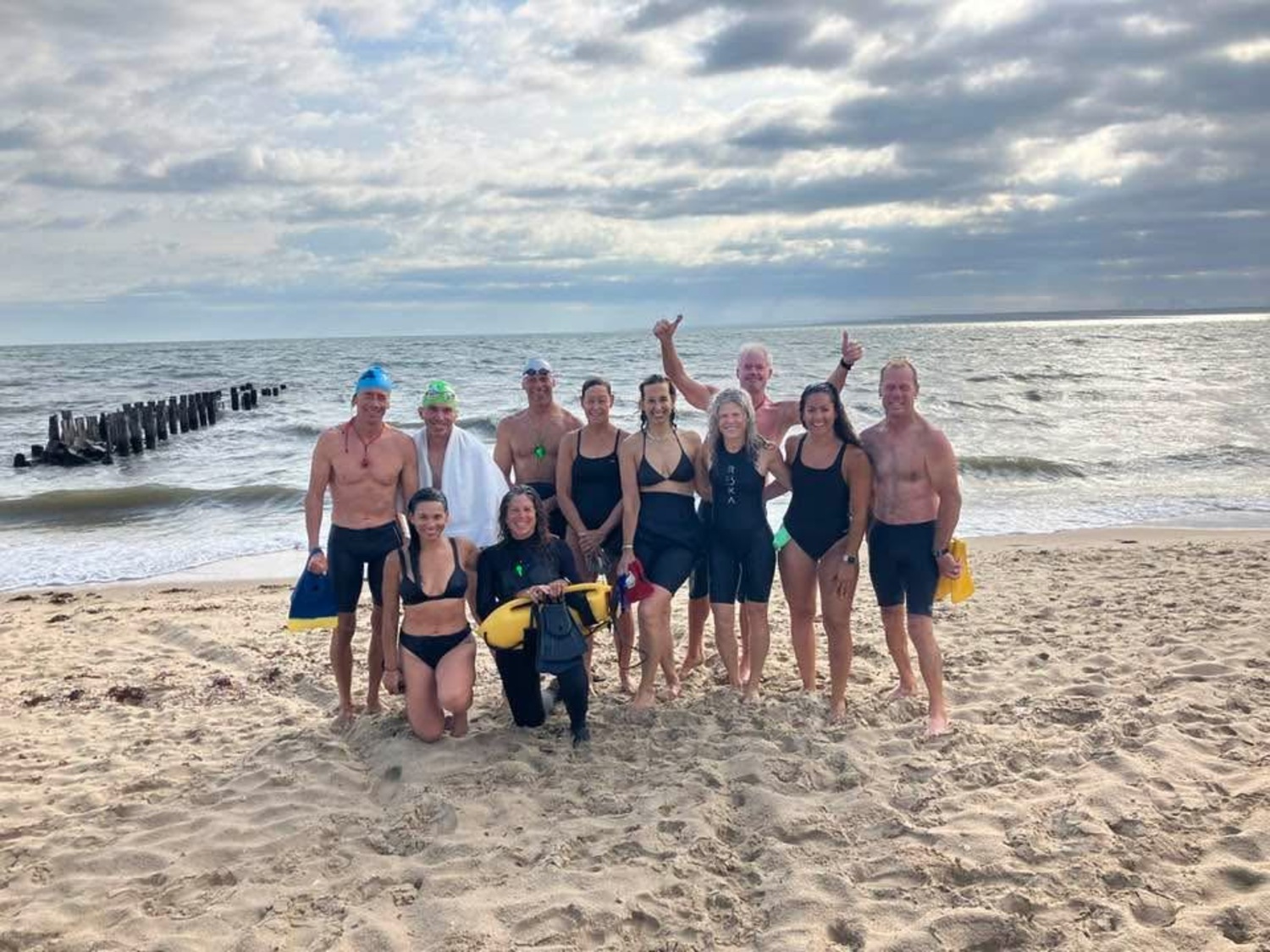 Open water swimmers meet twice weekly at Alberts Landing Beach in Amagansett. Swimming outdoors has been proven to be better for your physical and mental health. With no chemical chlorine or rec center overhead, it’s also good for the planet. TOWN OF EAST HAMPTON OPEN WATER SWIM TRAINING (TOWST)