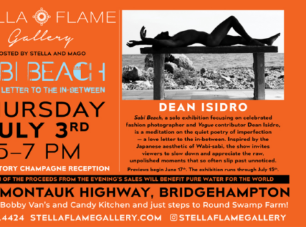 CHAMPAGNE RECEPTION CELEBRATING RENOWNED FASHION PHOTOGRAPHER DEAN ISIDRO’S SOLO EXHIBITION “SABI BEACH”