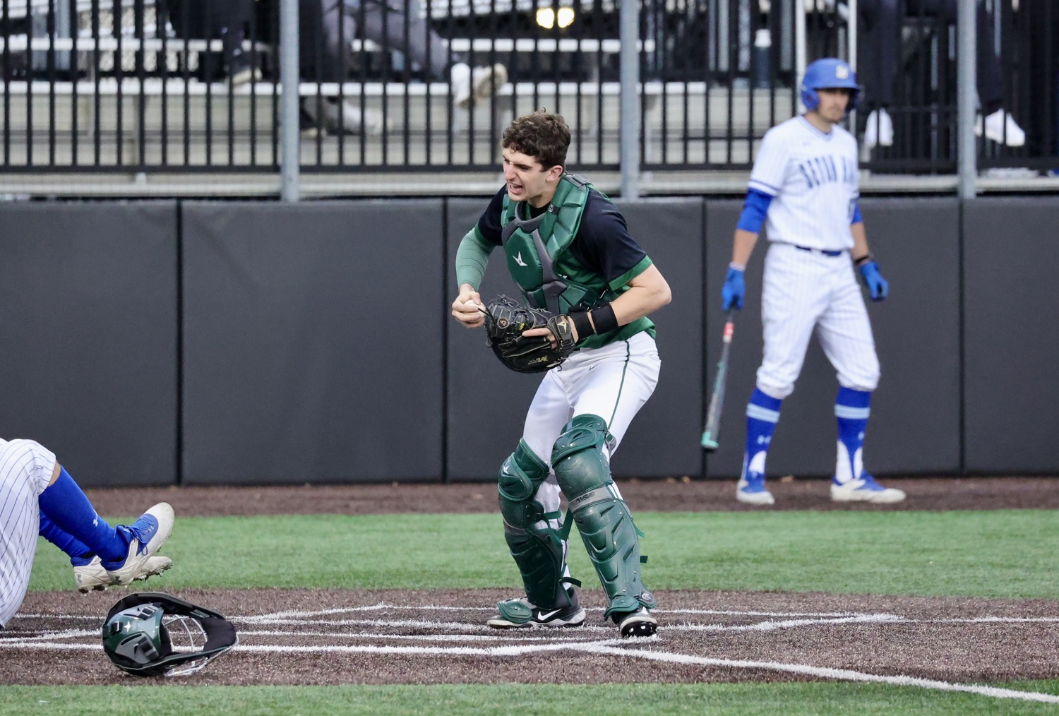 Tyler Sirchia (Dartmouth) is one of three catchers Sag Harbor Whalers manager Will Tucker is excited to have this season.  BOB KOCH