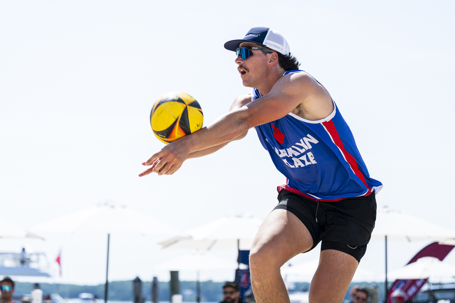Seain Cook gets to a ball.  BRYAN MALLOCH