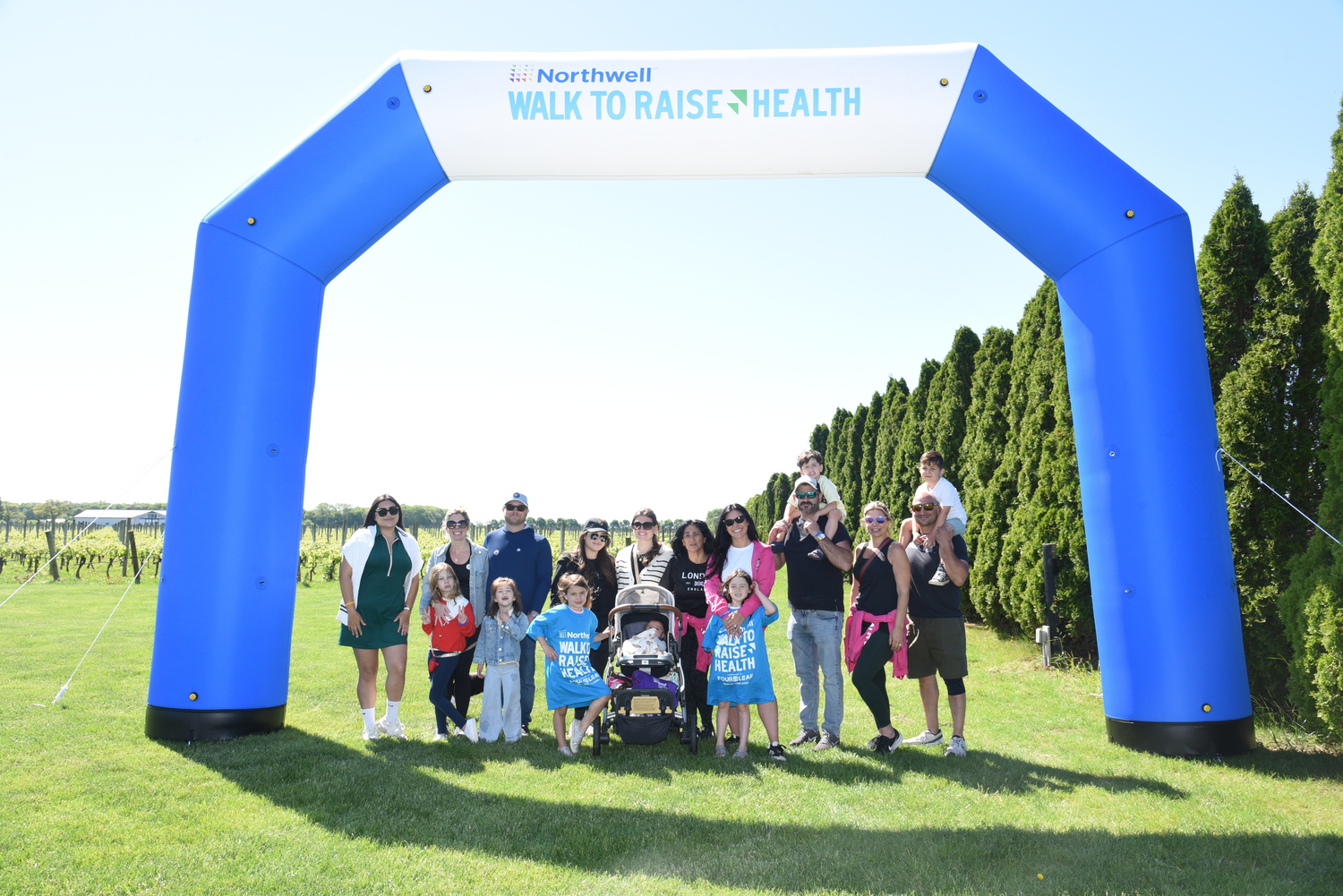 More than 385 registered walkers turned out for Peconic Bay Medical Center's 2025 Northwell Health Walk at East End at RGNY Vineyard,  raising more than  over $170,000 for the Emilie Roy Corey Center for Women and Infants. Proceeds from the event will also go toward the advancement of breast health services at the hospital. The walk served as both a celebration of community and a powerful show of support for expanding access to quality maternal and neonatal care on the East End. COURTESY NORTHWELL HEALTH