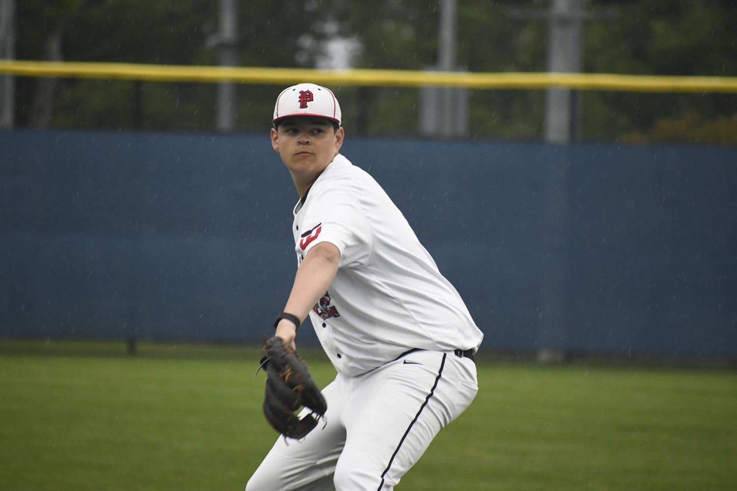 Pierson senior Paul Roesel was tasked with getting the final out of the top of the seventh inning and he did, a strikeout.  DREW BUDD