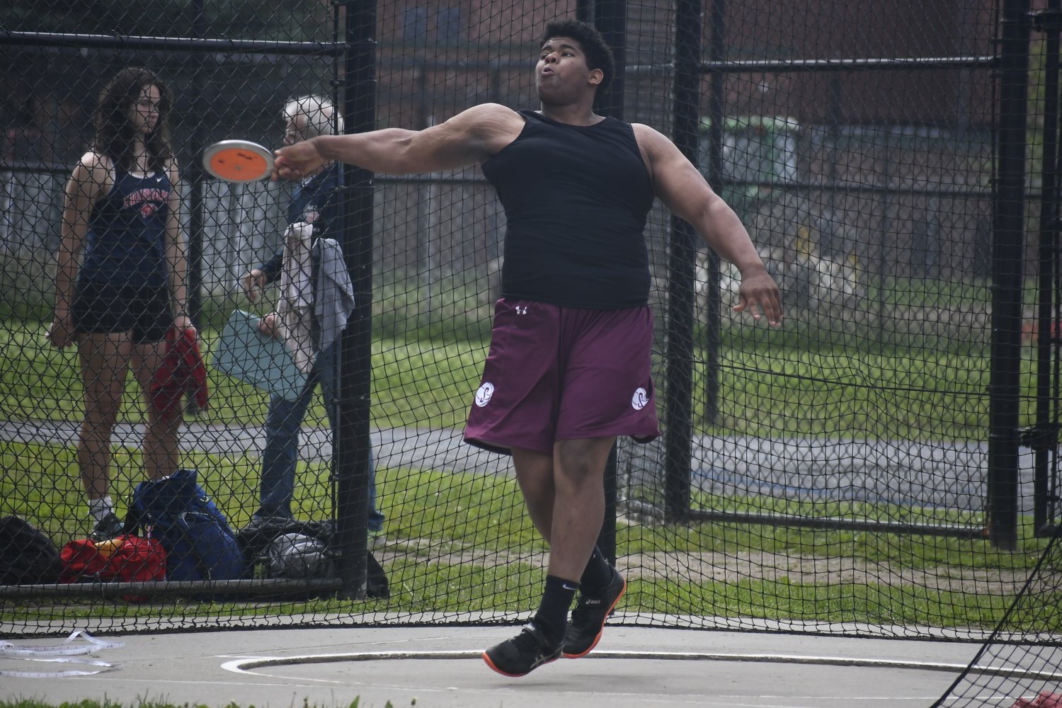 Jackson Garcia was All-County in both the discus and shot put.   DREW BUDD