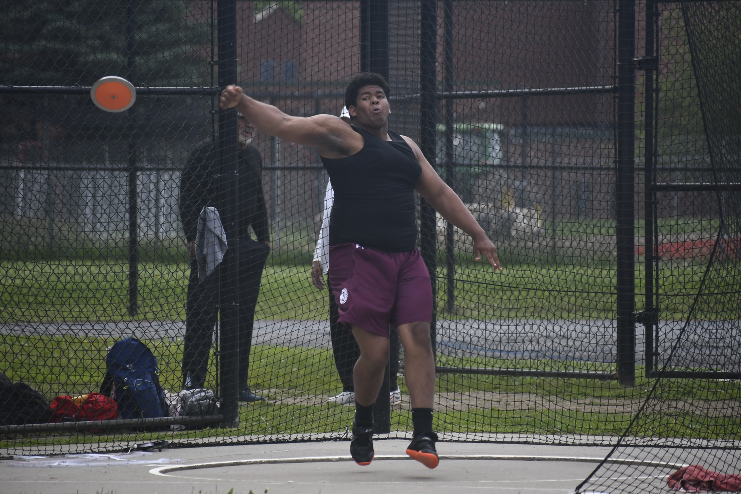Jackson Garcia was All-County in both the discus and shot put.   DREW BUDD