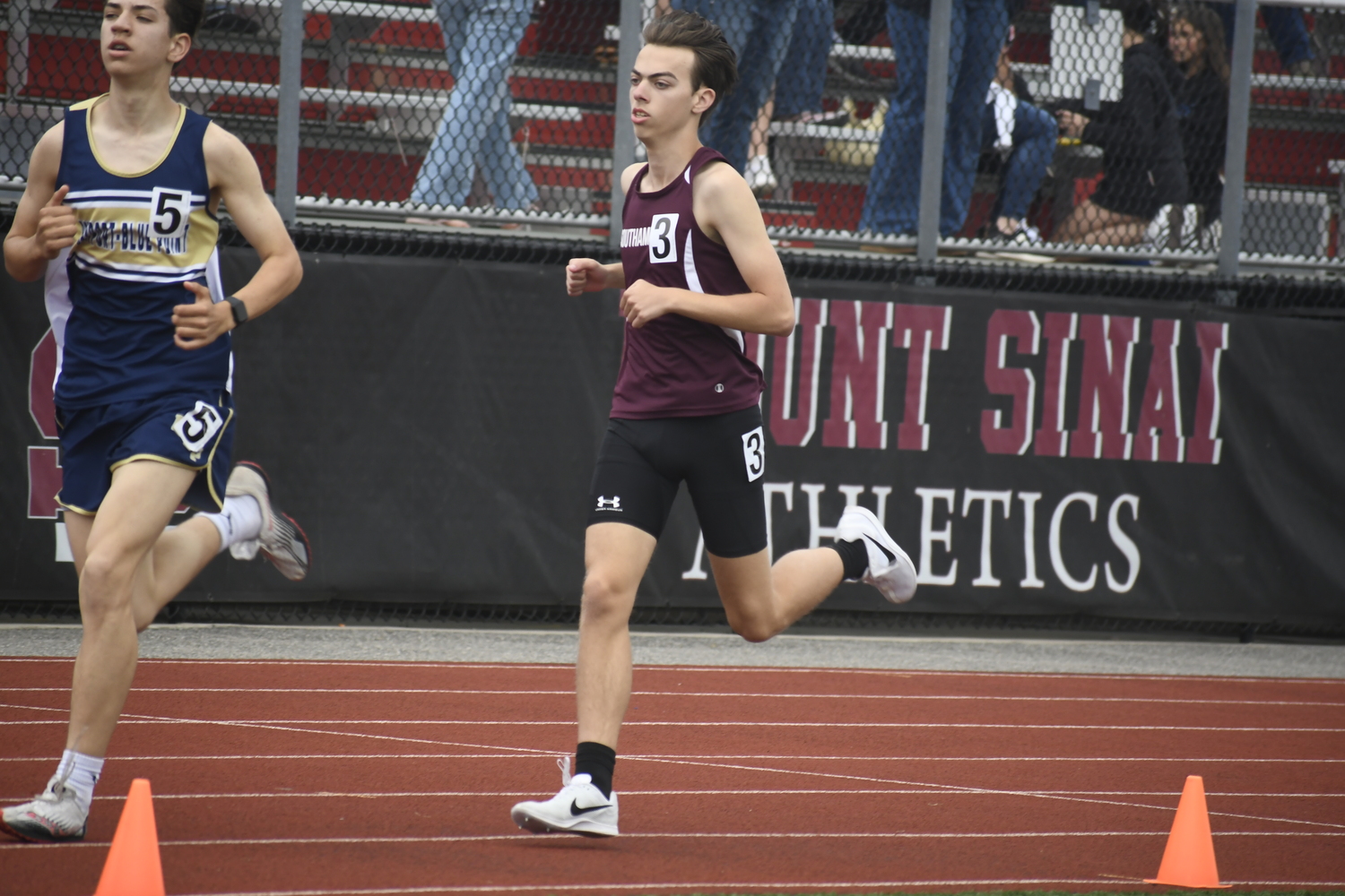 Jake Cook in the 1,600-meter race.  DREW BUDD