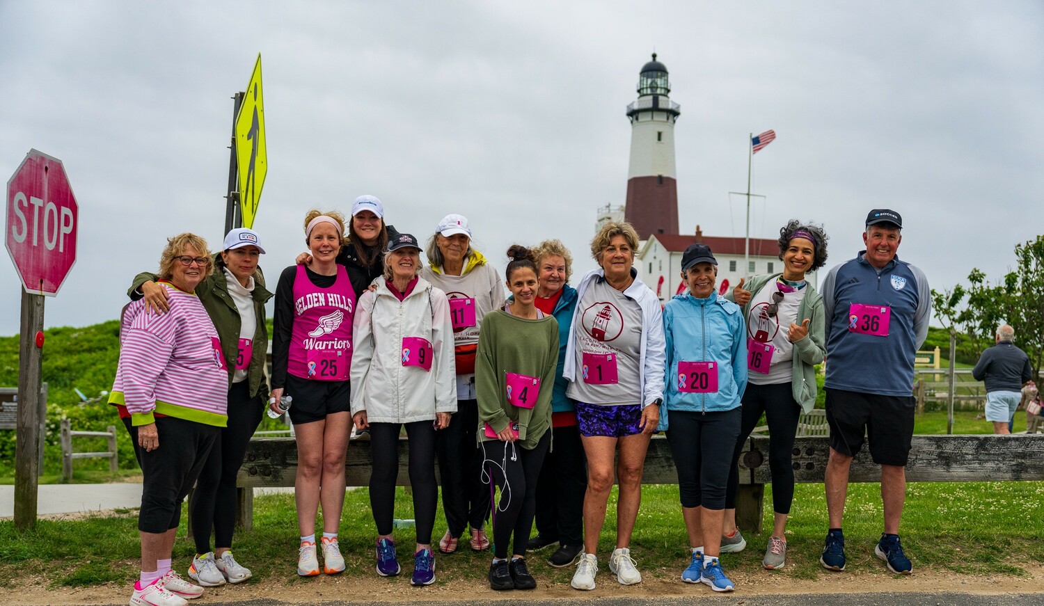 Cancer survivors are recognized.   ENDURANCE SPORTS PHOTOGRAPHY