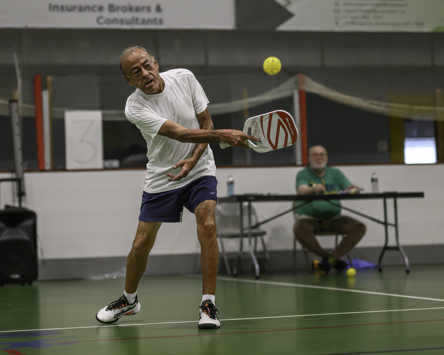 Behzad Nassiri competing in the Boomer Esiason Foundation Tournament last summer.   MARIANNE BARNETT
