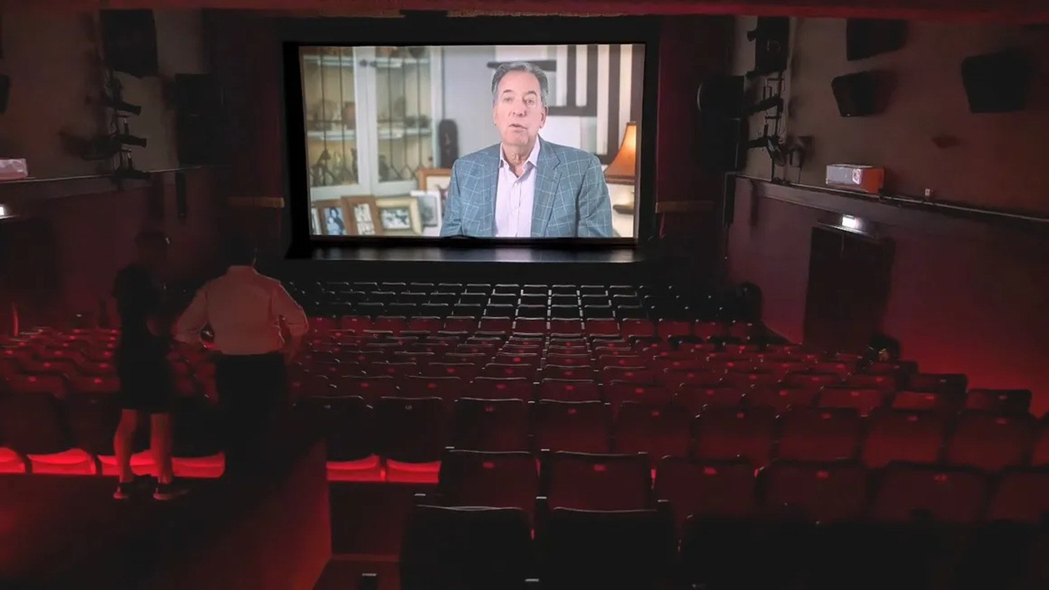Bernie Furshpan on the big screen in Christiane Arbesu's documentary 