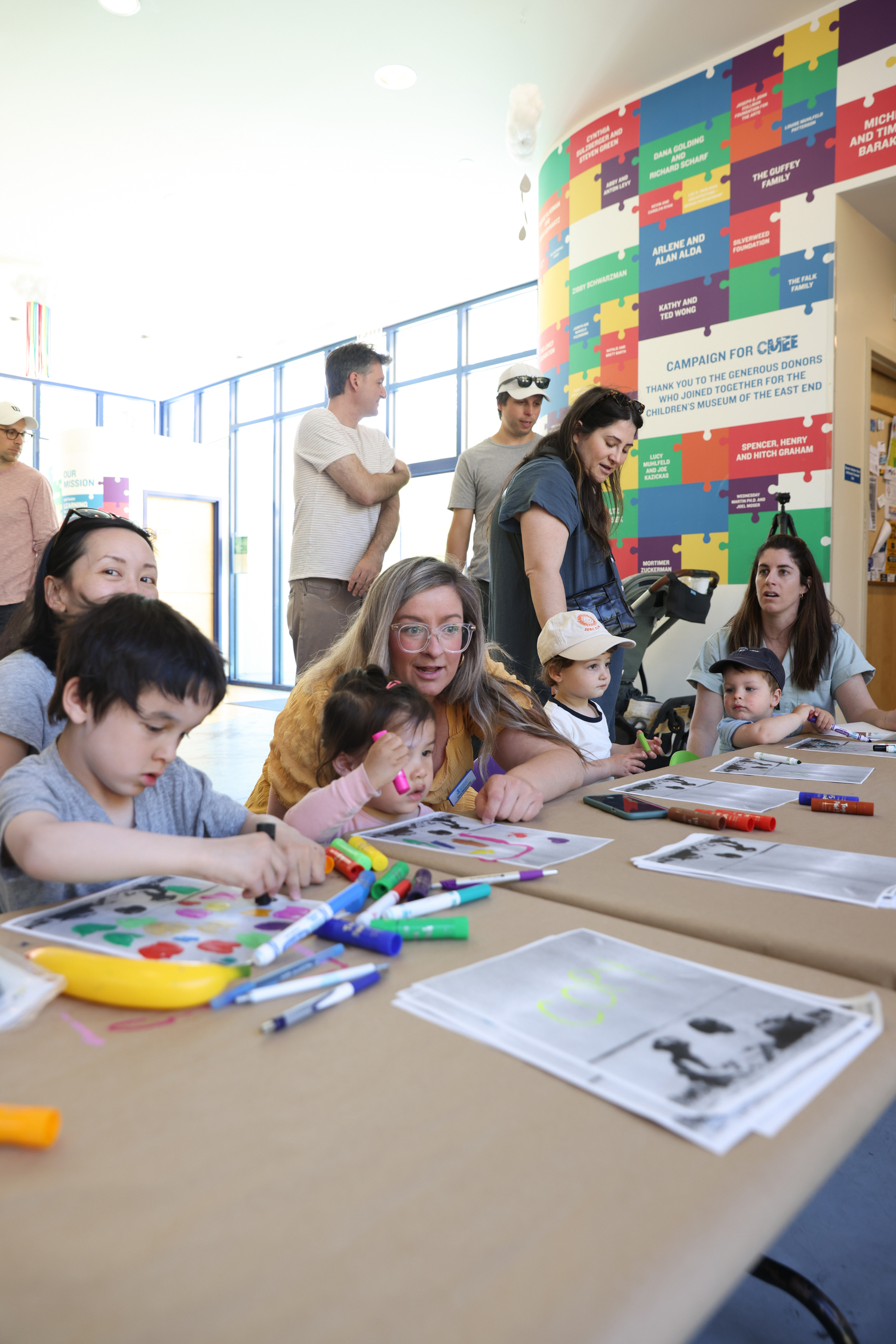 The museum regularly hosts individual workshops where families can explore their creative side. Courtesy of CMEE