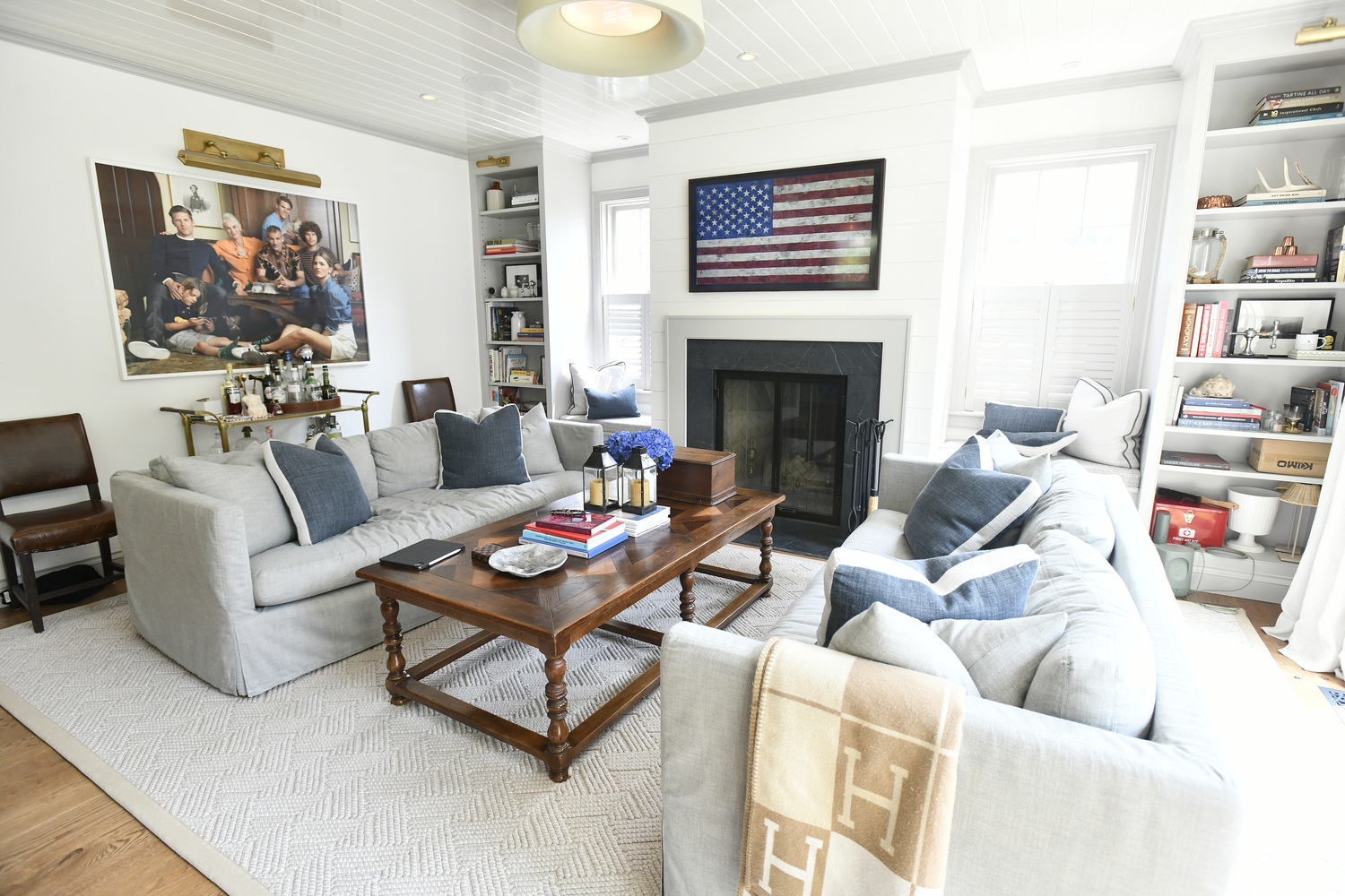 The living room.  DANA SHAW
