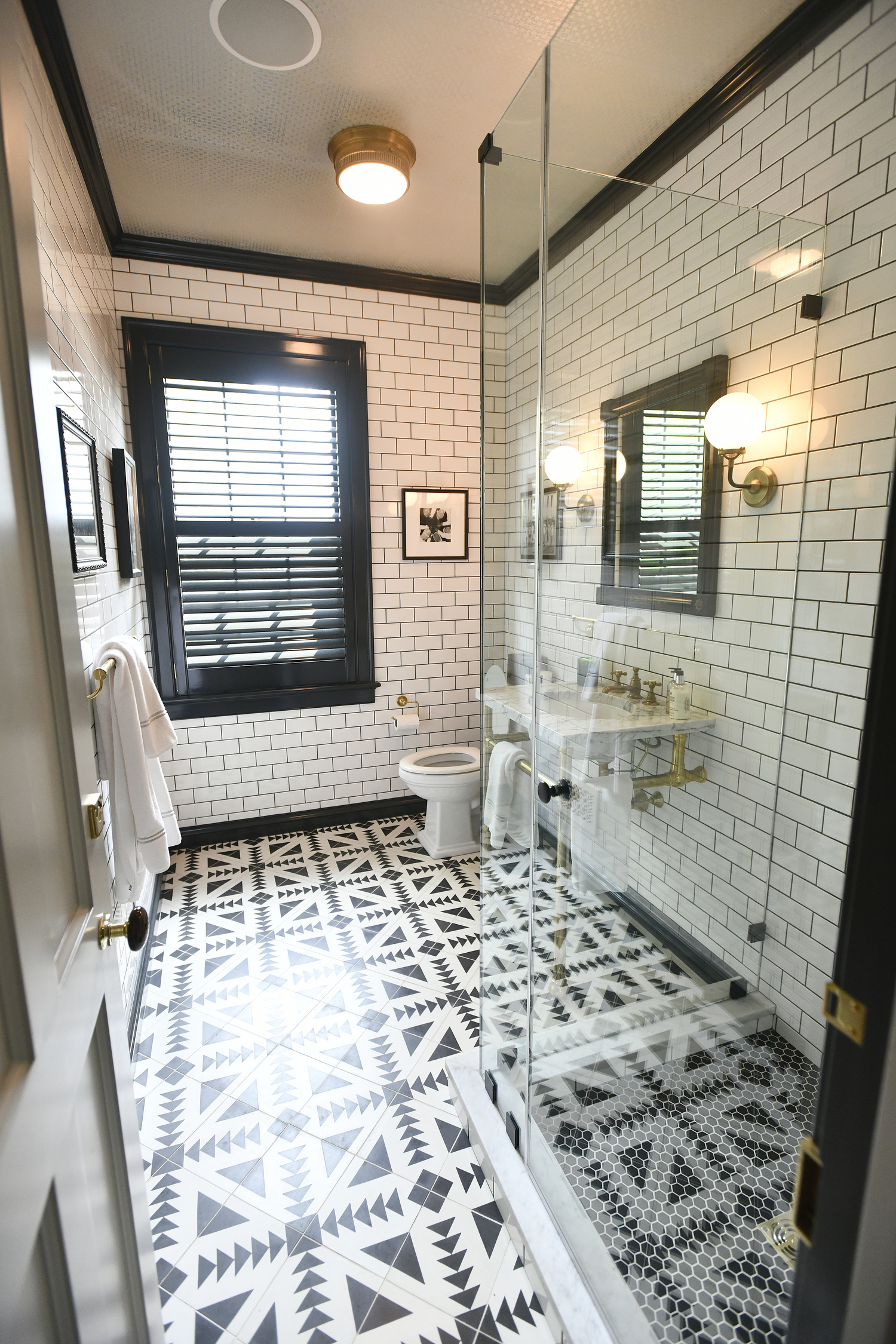 The downstairs bathroom.  DANA SHAW