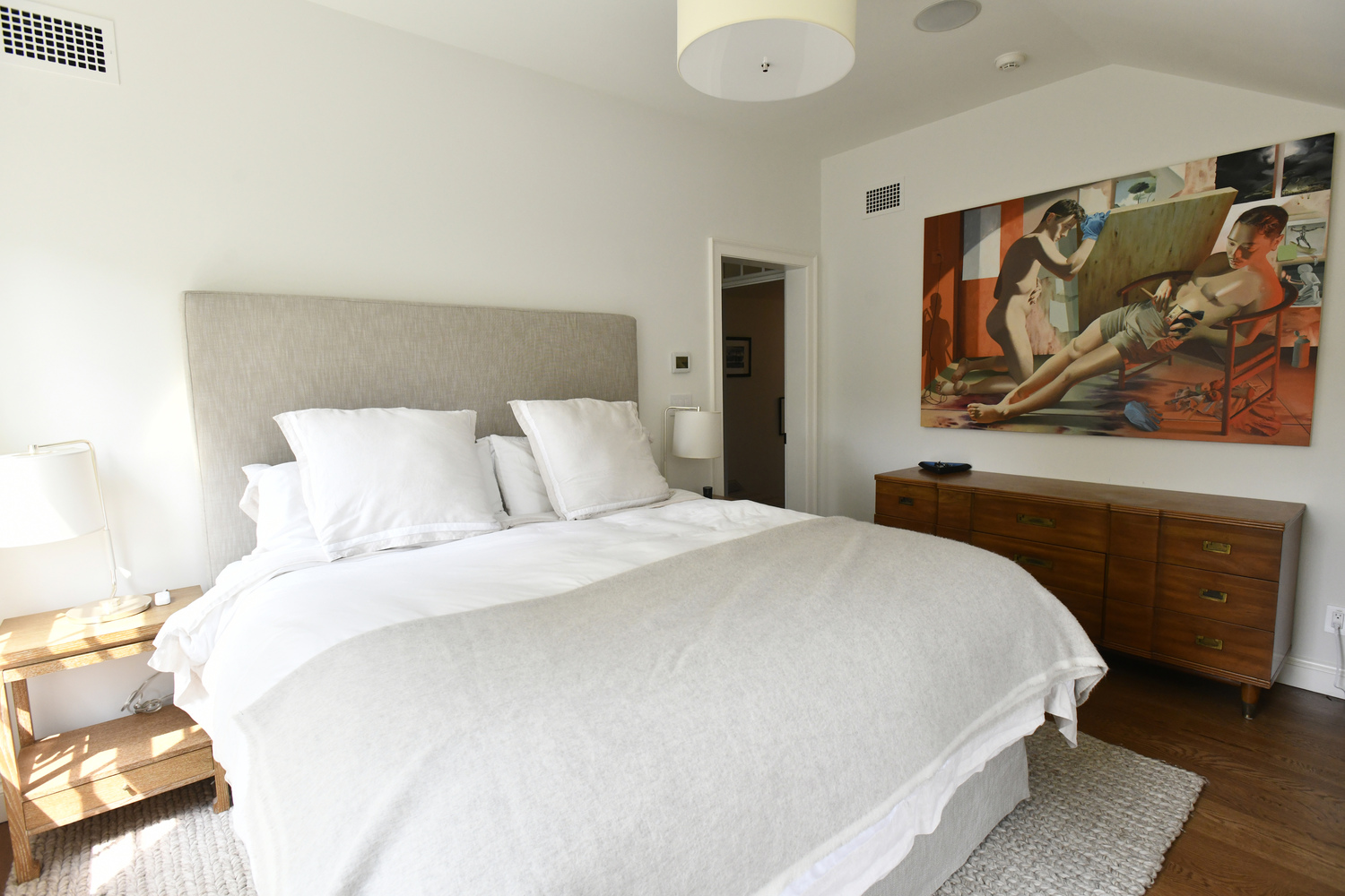 The master bedroom.  DANA SHAW