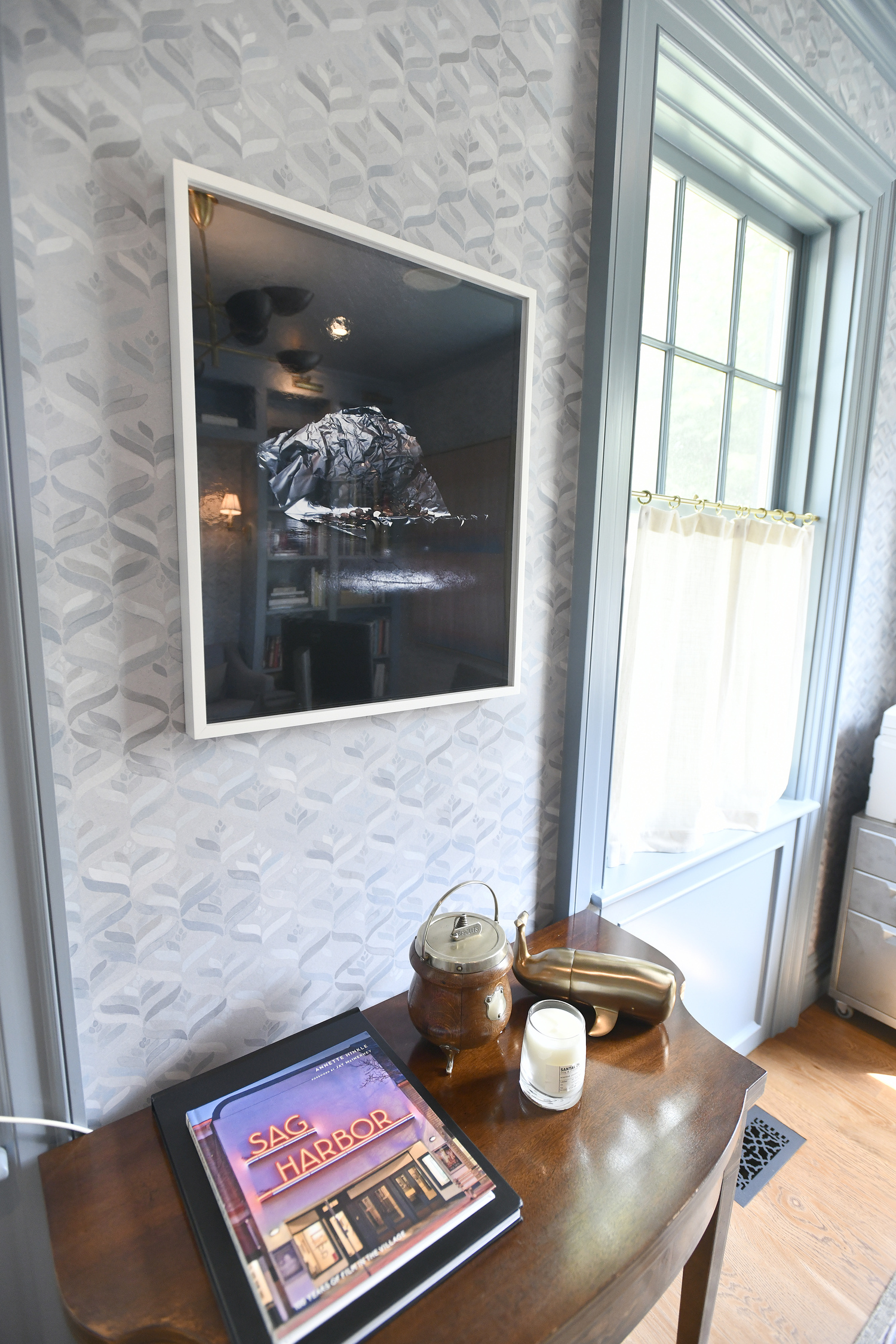 A nook in the home office.  DANA SHAW