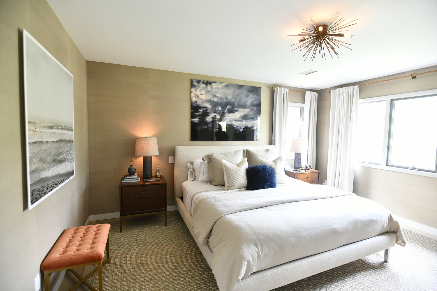 The master bedroom.  DANA SHAW
