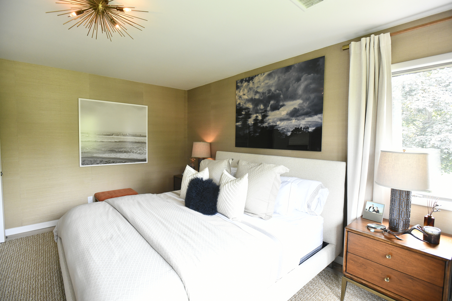 The master bedroom.  DANA SHAW