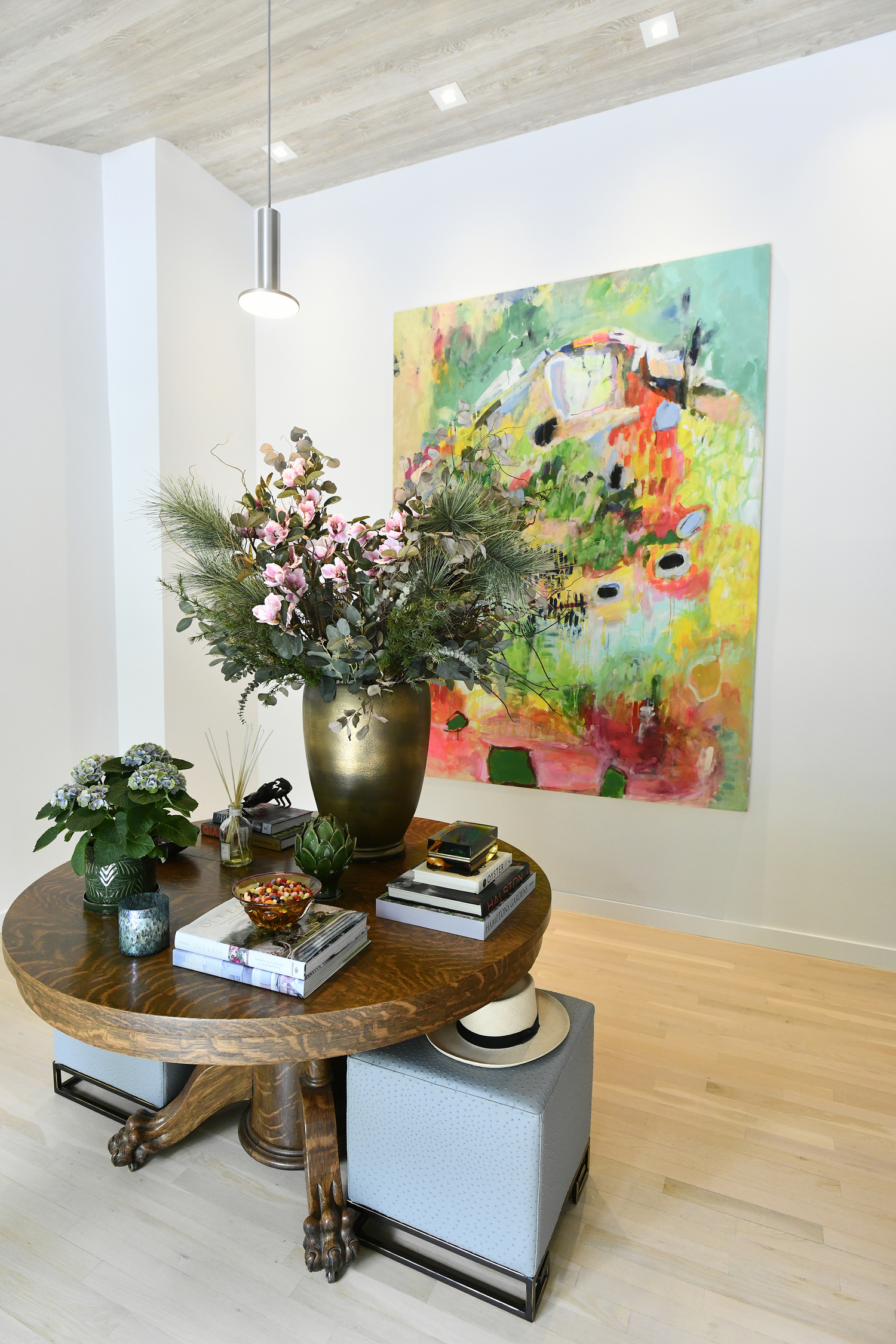 A view of the foyer.  DANA SHAW