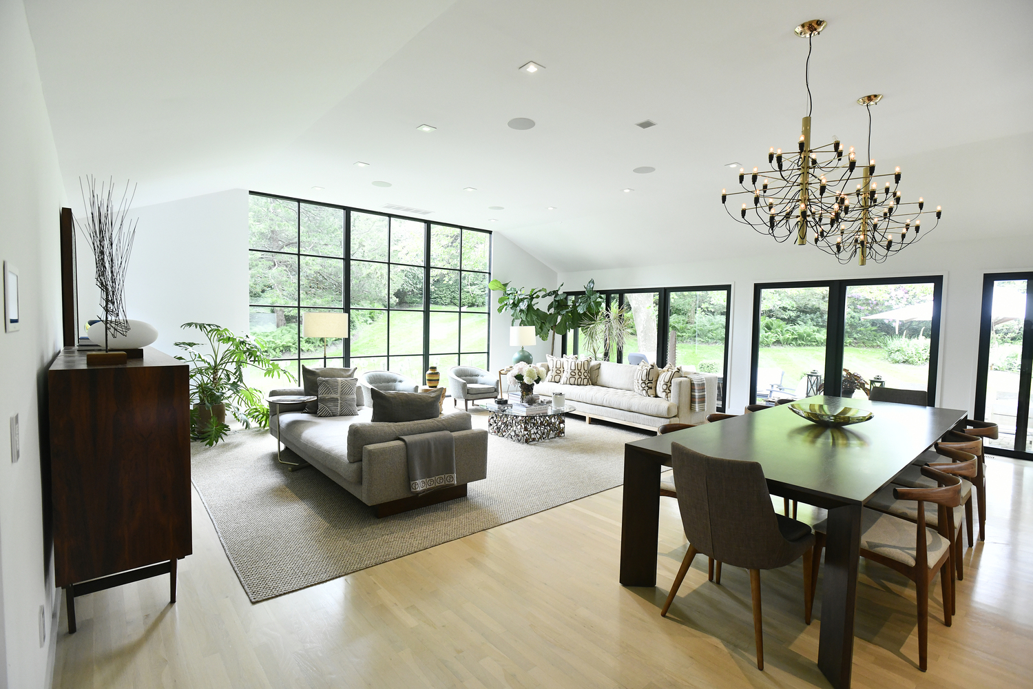 The living room/dining area.  DANA SHAW