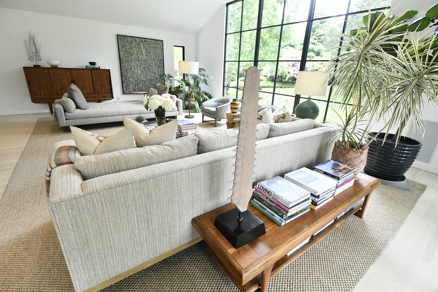 The living room.  DANA SHAW