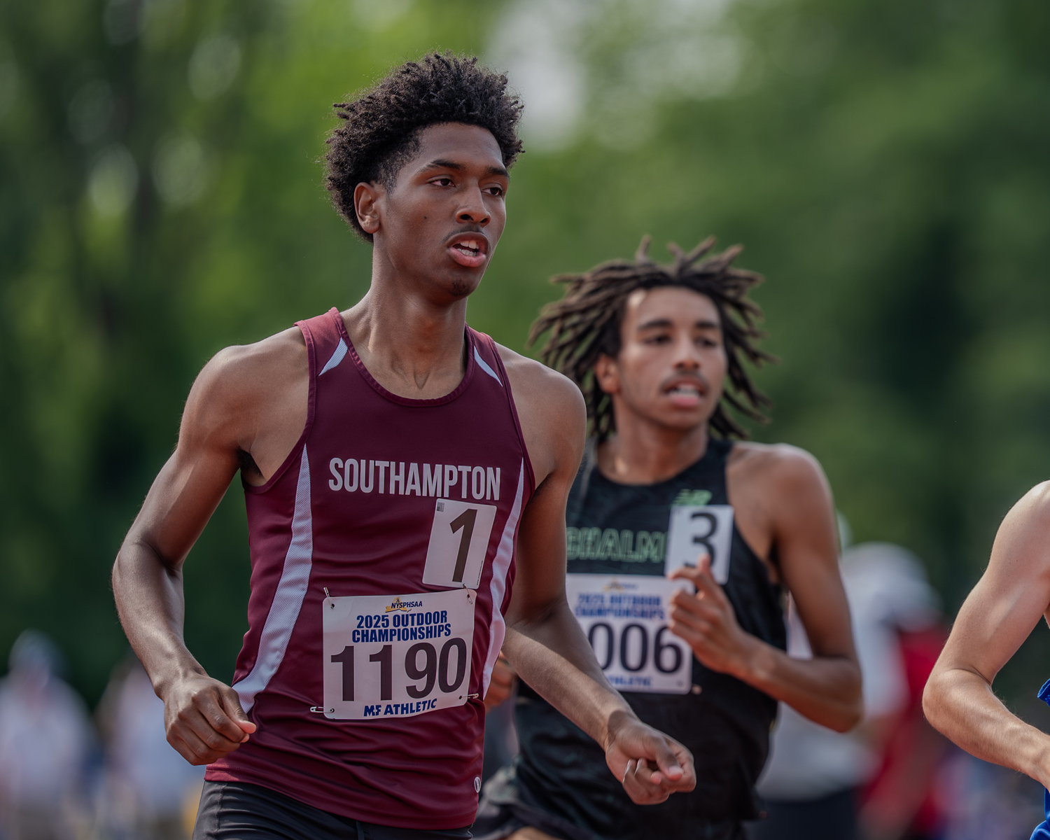 Tyrese Reddick in the 800-meter race. MICHAEL HEIT