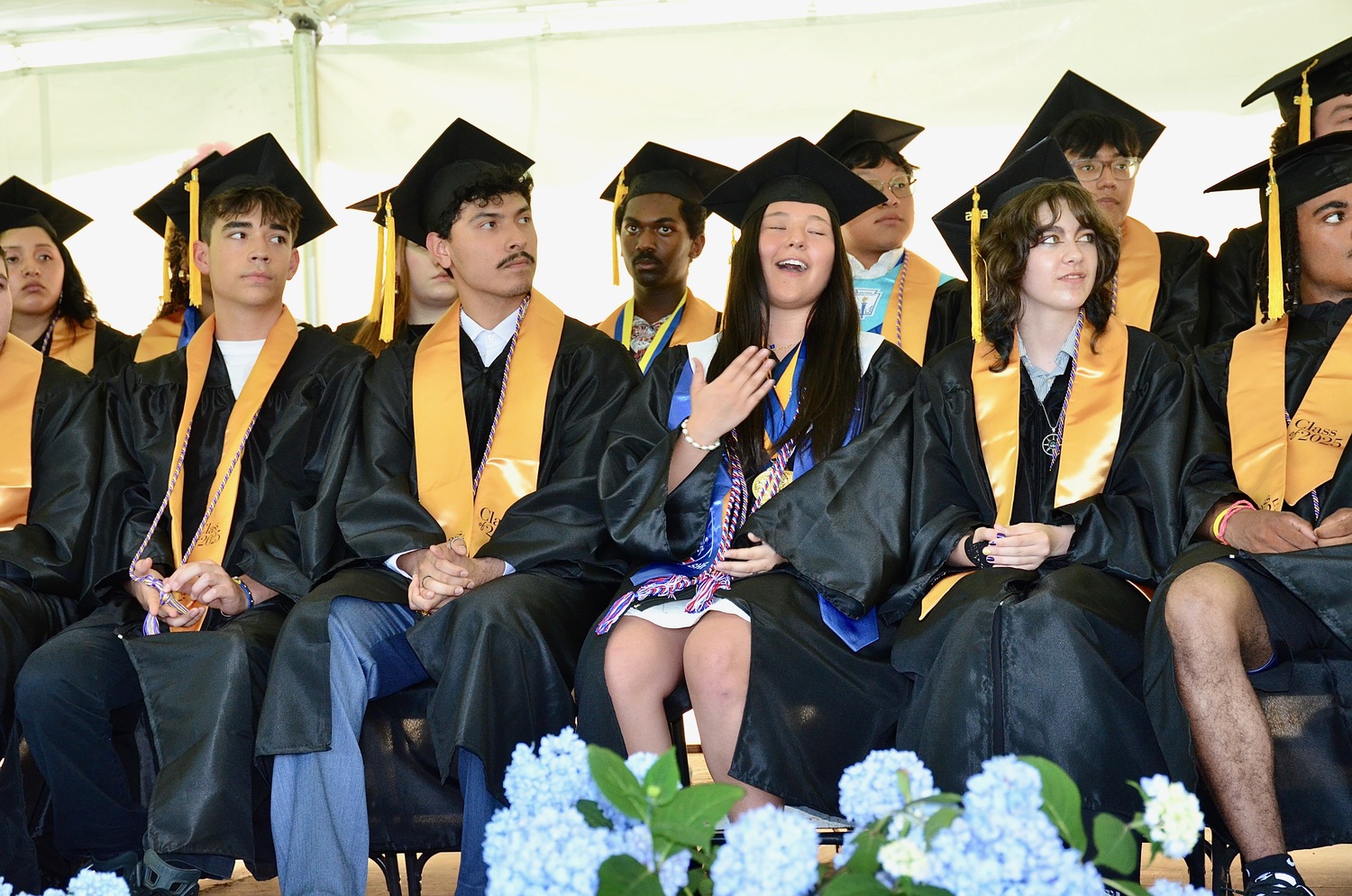 The Bridgehampton School  Class of 2025 celebrated commencement on Sunday.  KYRIL BROMLEY