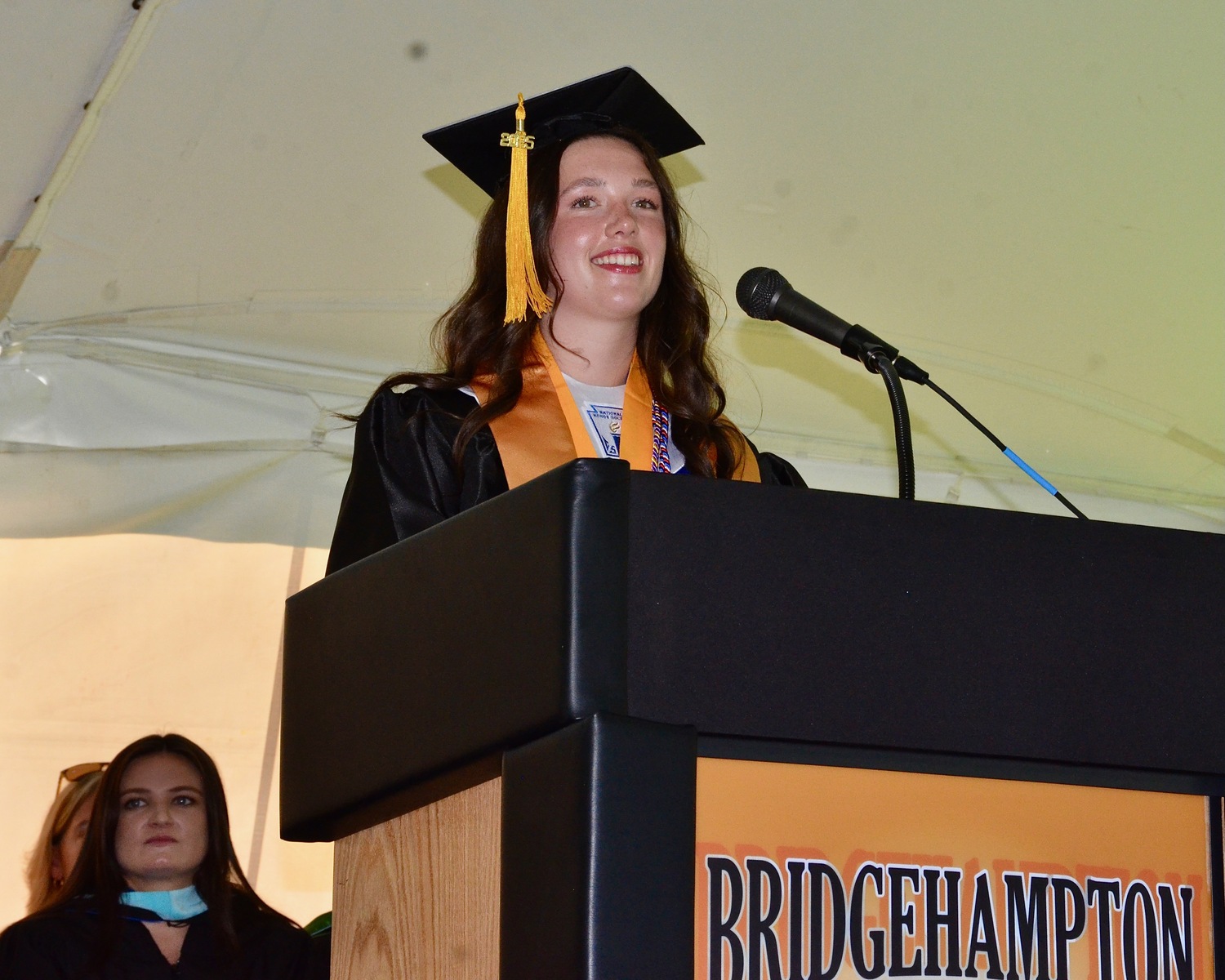 Valedictorian Avery McCleland.  KYRIL BROMLEY