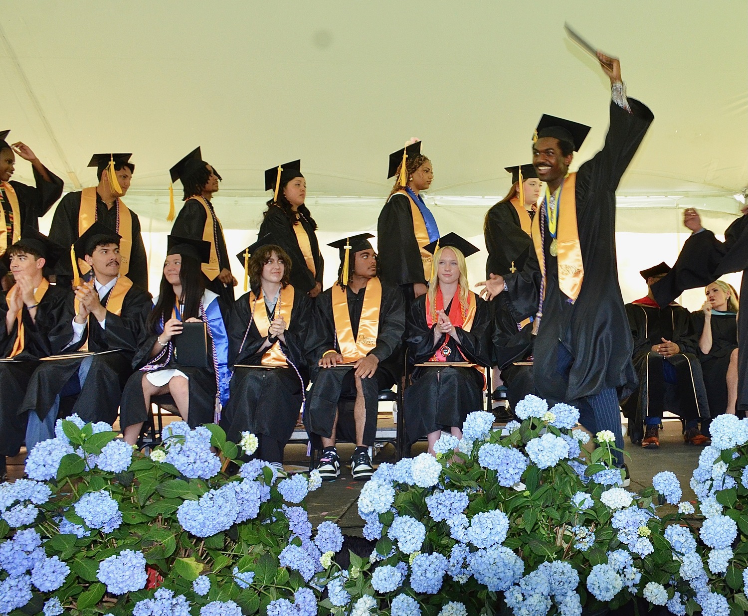 The Bridgehampton School  Class of 2025 celebrated commencement on Sunday.  KYRIL BROMLEY