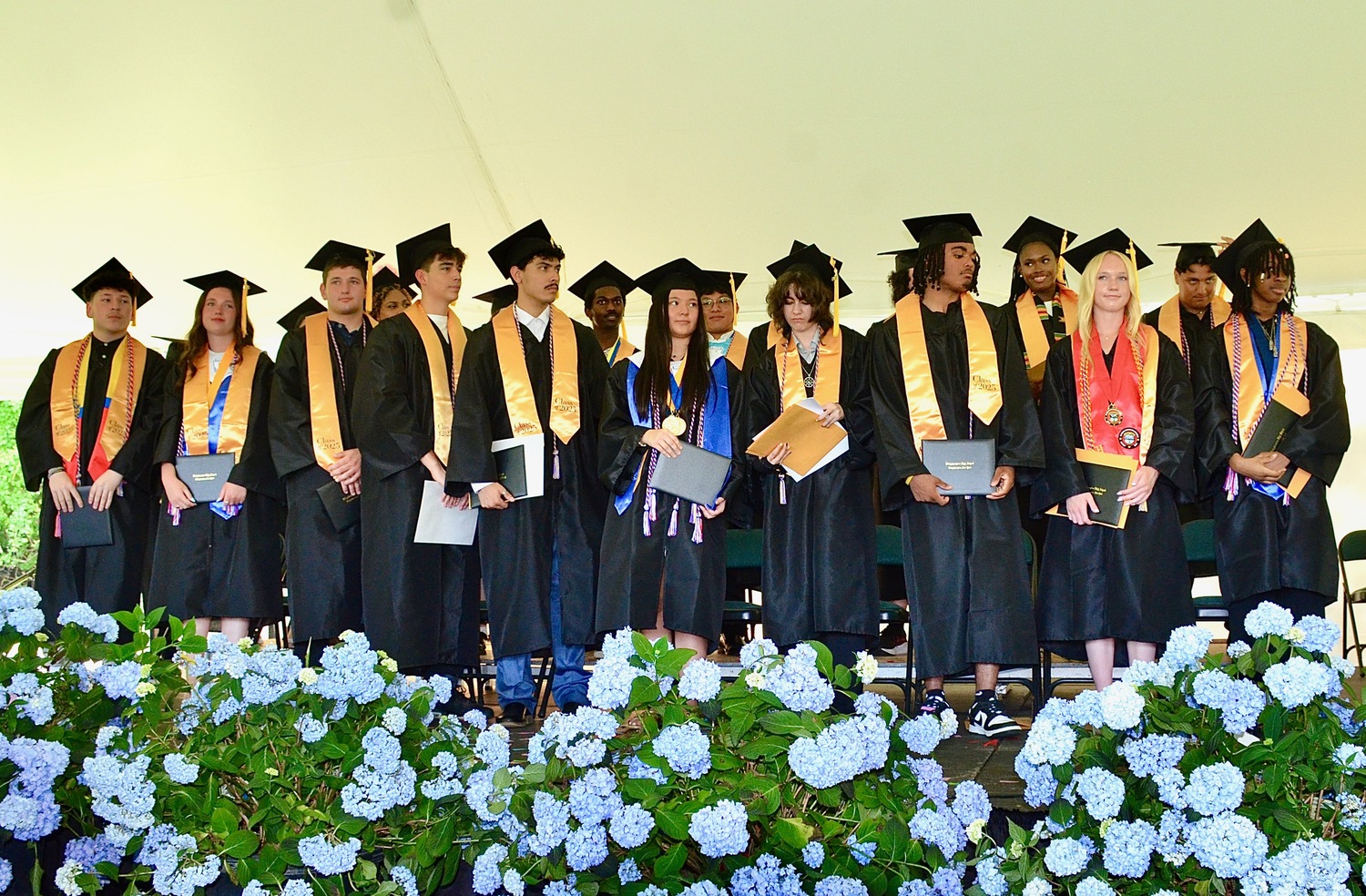 The Bridgehampton School  Class of 2025 celebrated commencement on Sunday.  KYRIL BROMLEY