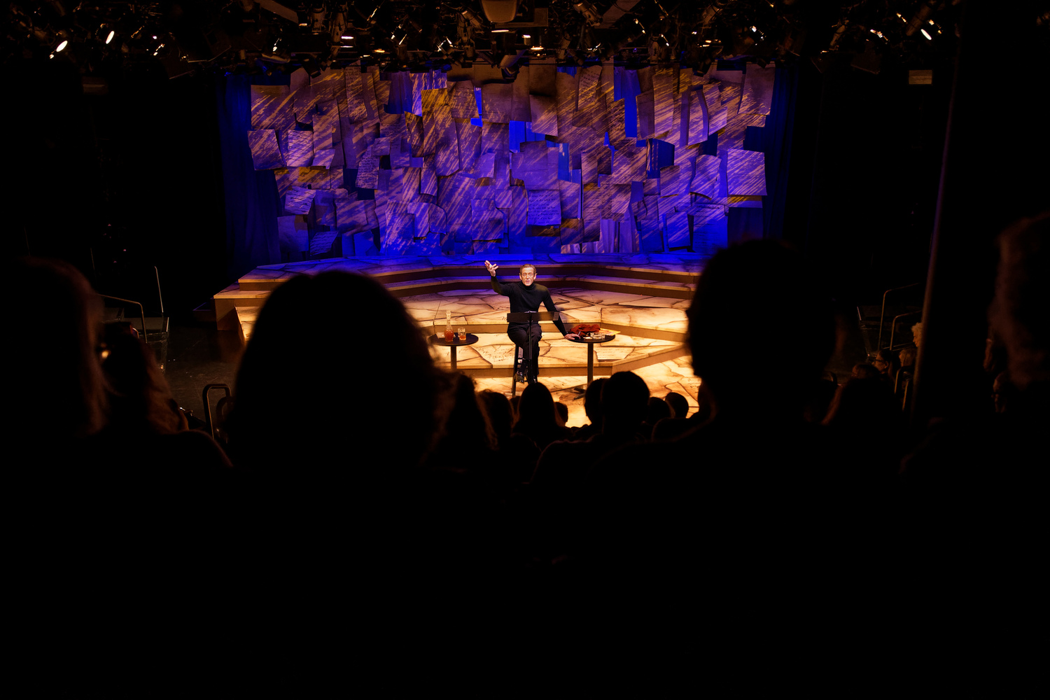 Bay Street Theater's New Works Festival kicked off on Monday, June 2, with Ken Barnett performing 