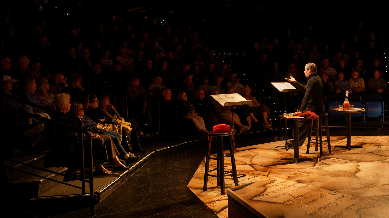 Bay Street Theater's New Works Festival kicked off on Monday, June 2, with Ken Barnett performing 