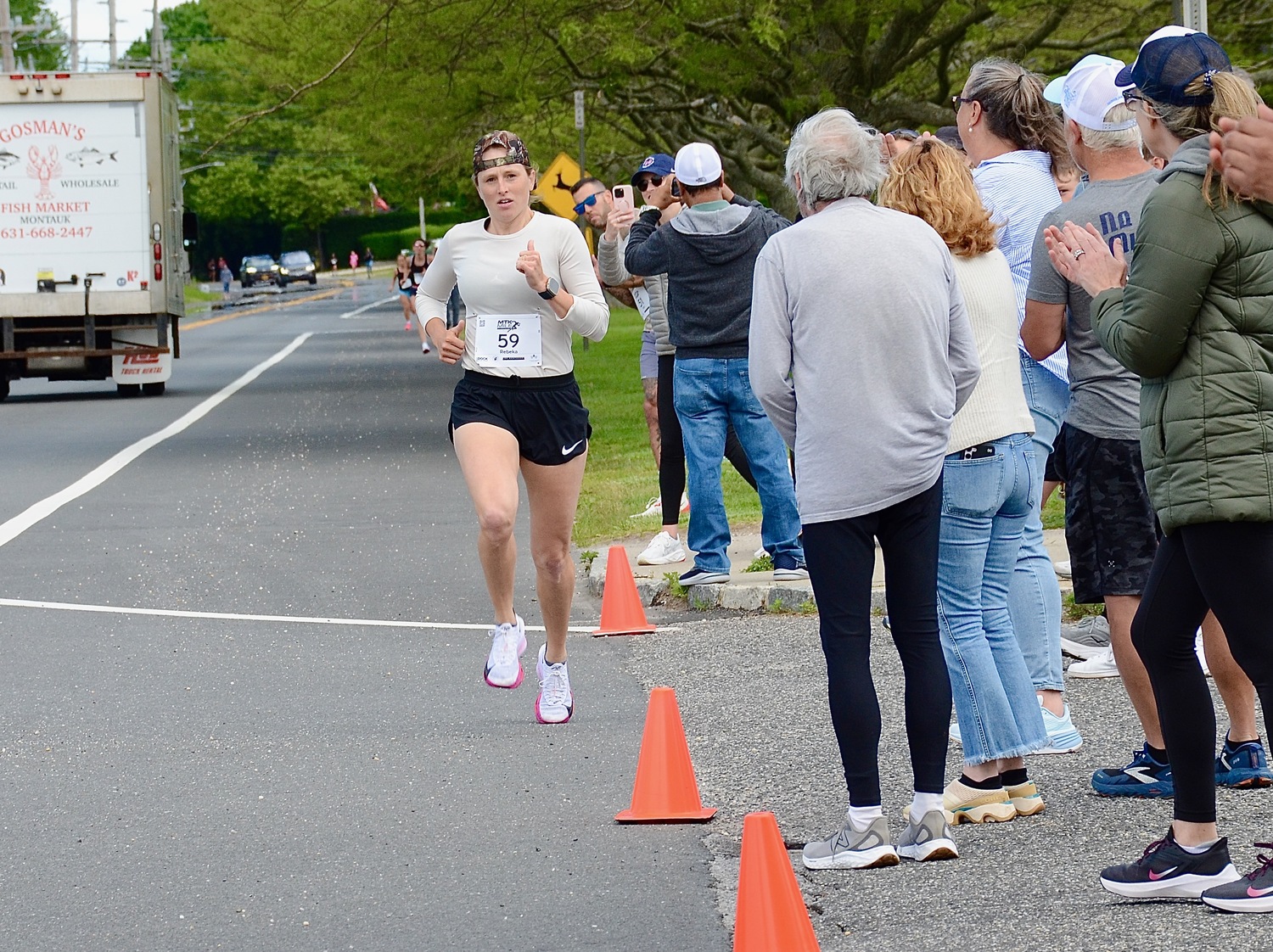 Rebeka Stowe was the winner of the women's mile this year.   KYRIL BROMLEY