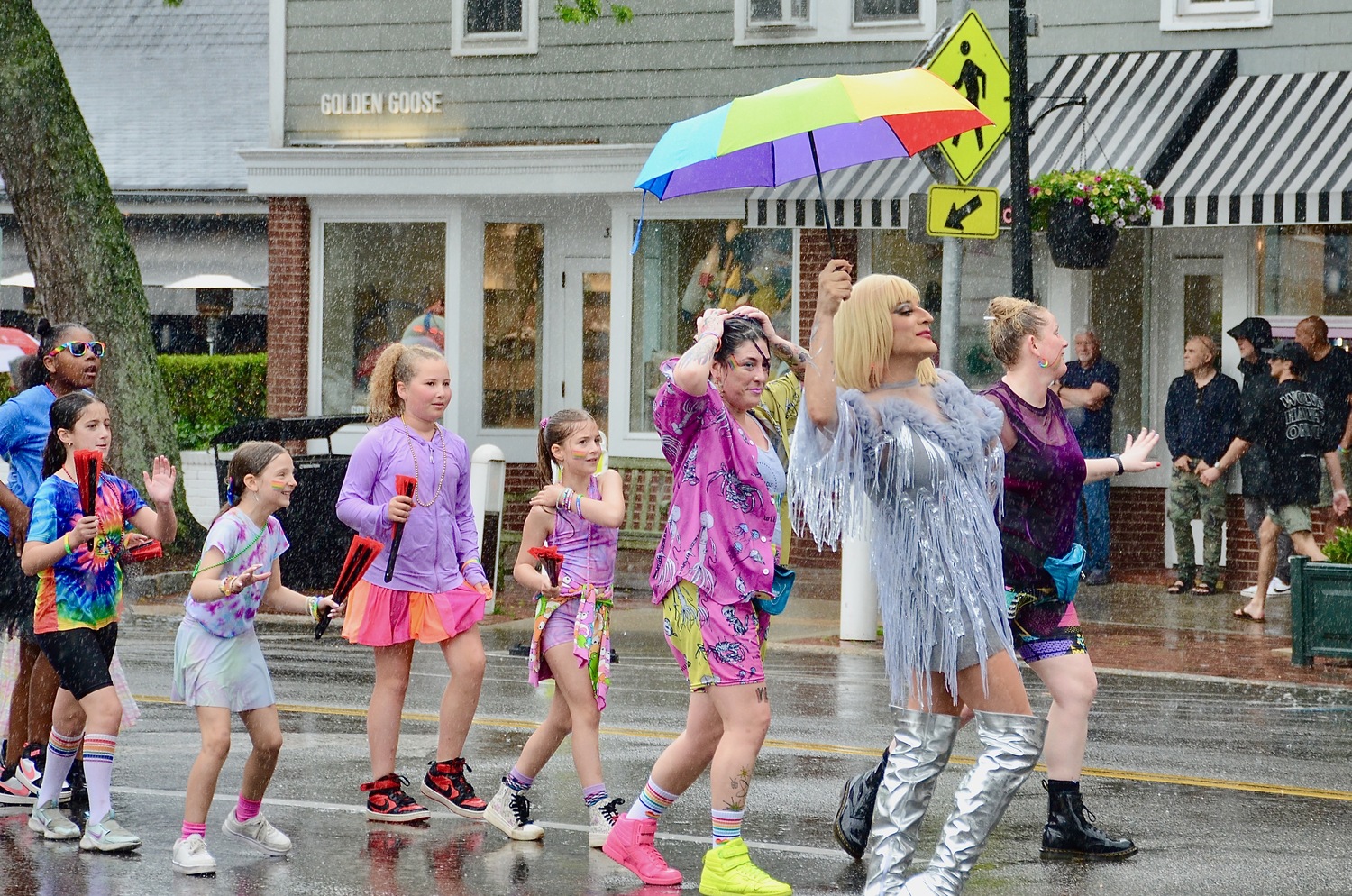 The Hamptons Pride Parade on Saturday afternoon.  KYRIL BROMLEY